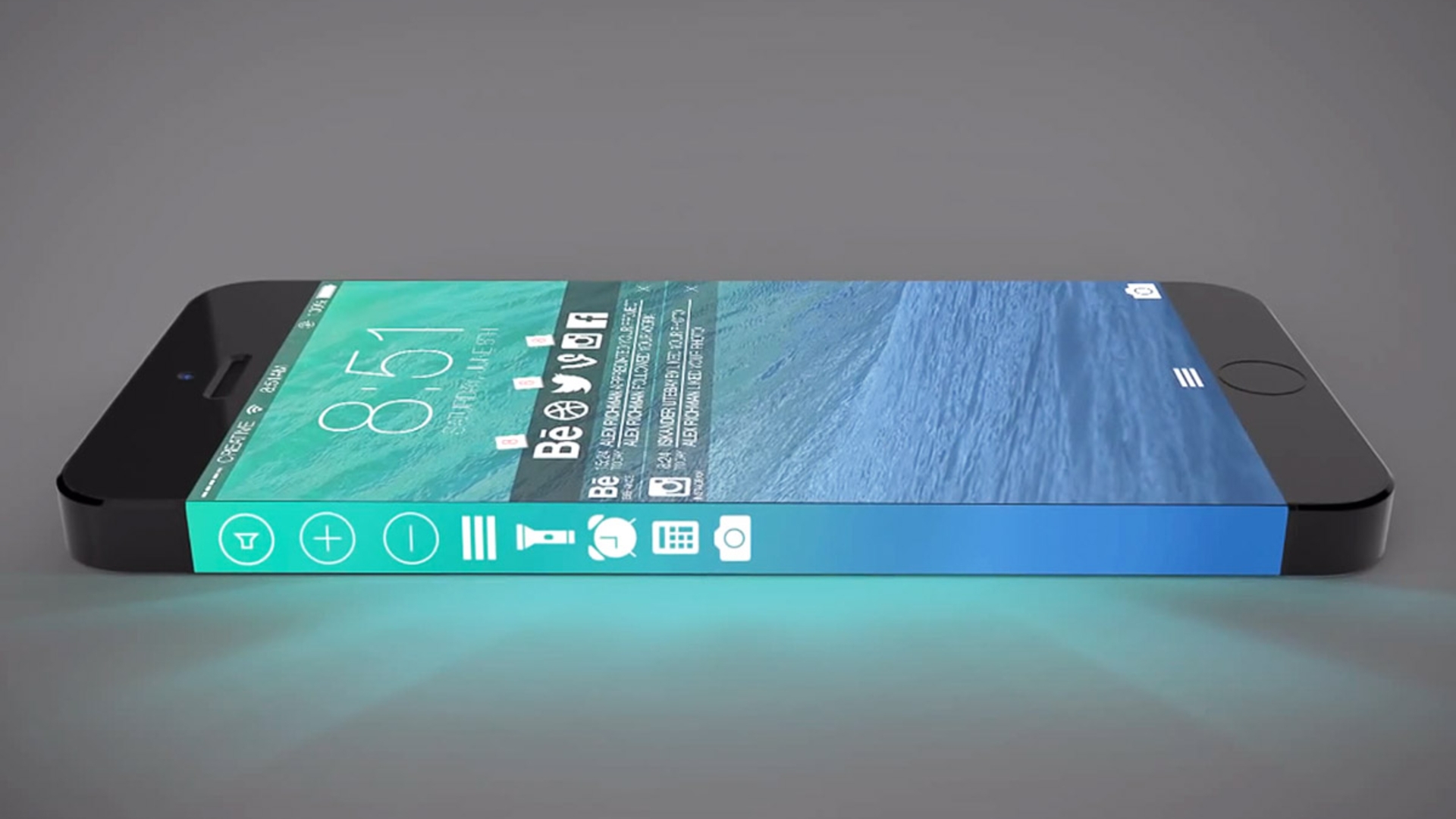 Hübsch ist es, aber könnten die seitlichen Touch-Flächen bei diesem iPhone 6-Konzept zu Bedienfehlern führen? Hübsch ist es, aber könnten die seitlichen Touch-Flächen bei diesem iPhone 6-Konzept zu Bedienfehlern führen?
