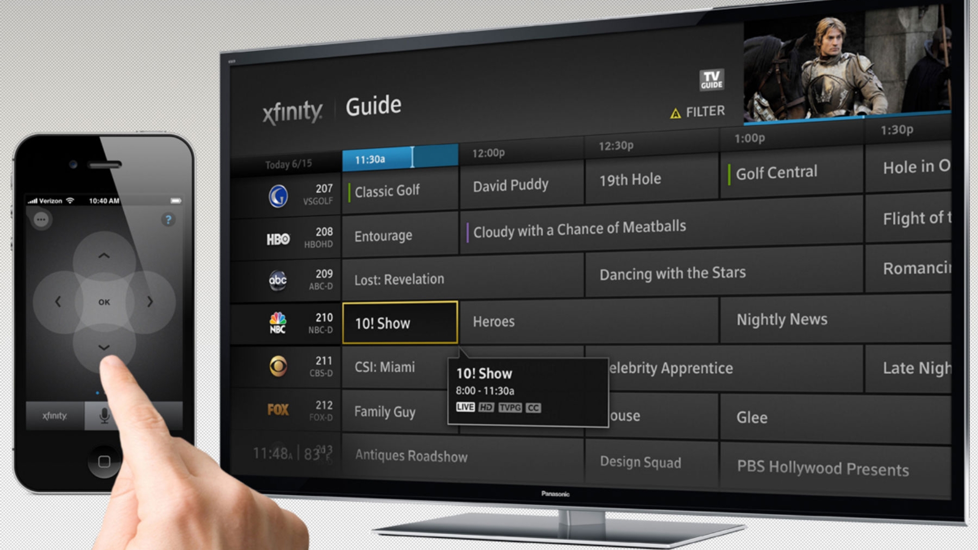 Über die Set-Top-Box von Comcast könnten bald auch Games abrufbar sein.  Über die Set-Top-Box von Comcast könnten bald auch Games abrufbar sein.