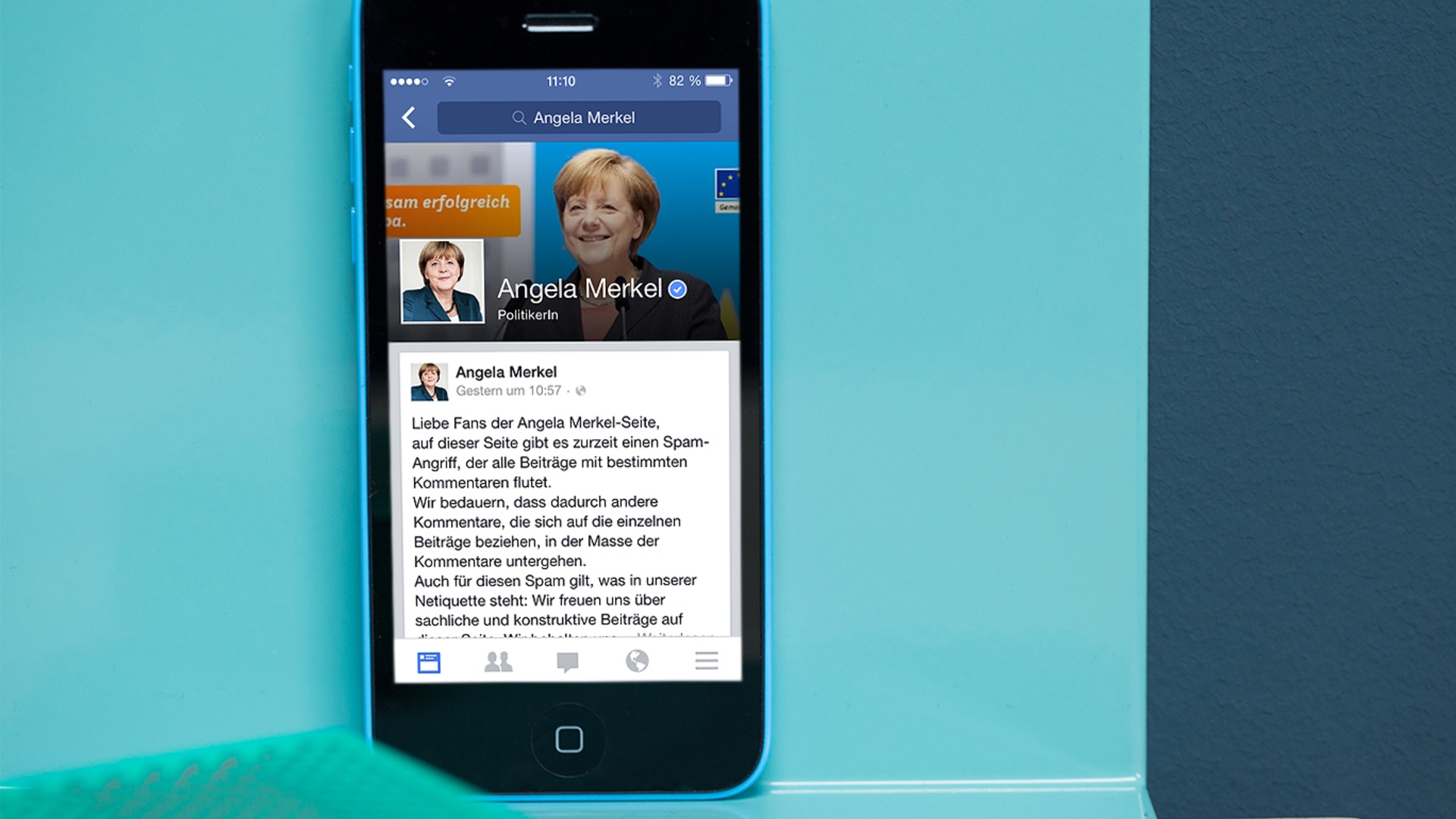 Angela Merkel Facebook