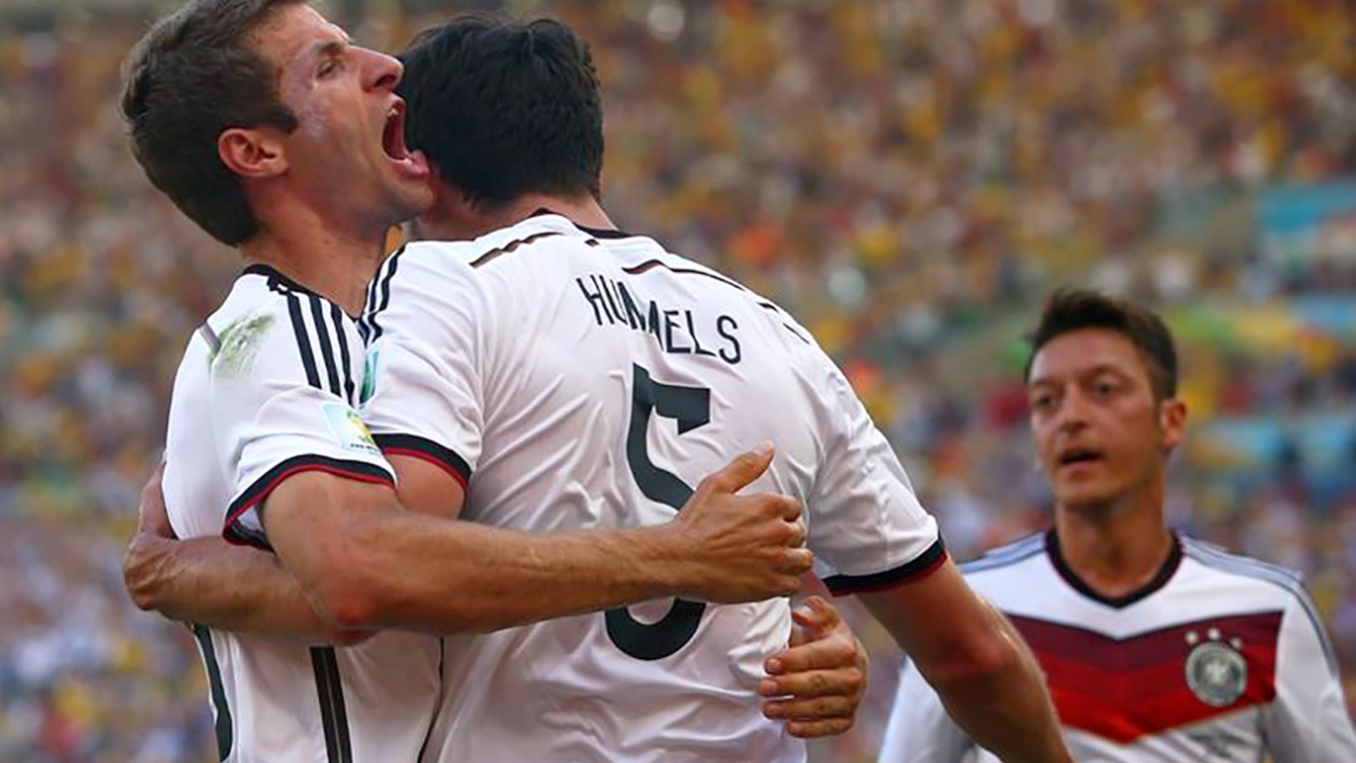 Im Finale: Thomas Müller und Mats Hummels können sich freuen  Im Finale: Thomas Müller und Mats Hummels können sich freuen