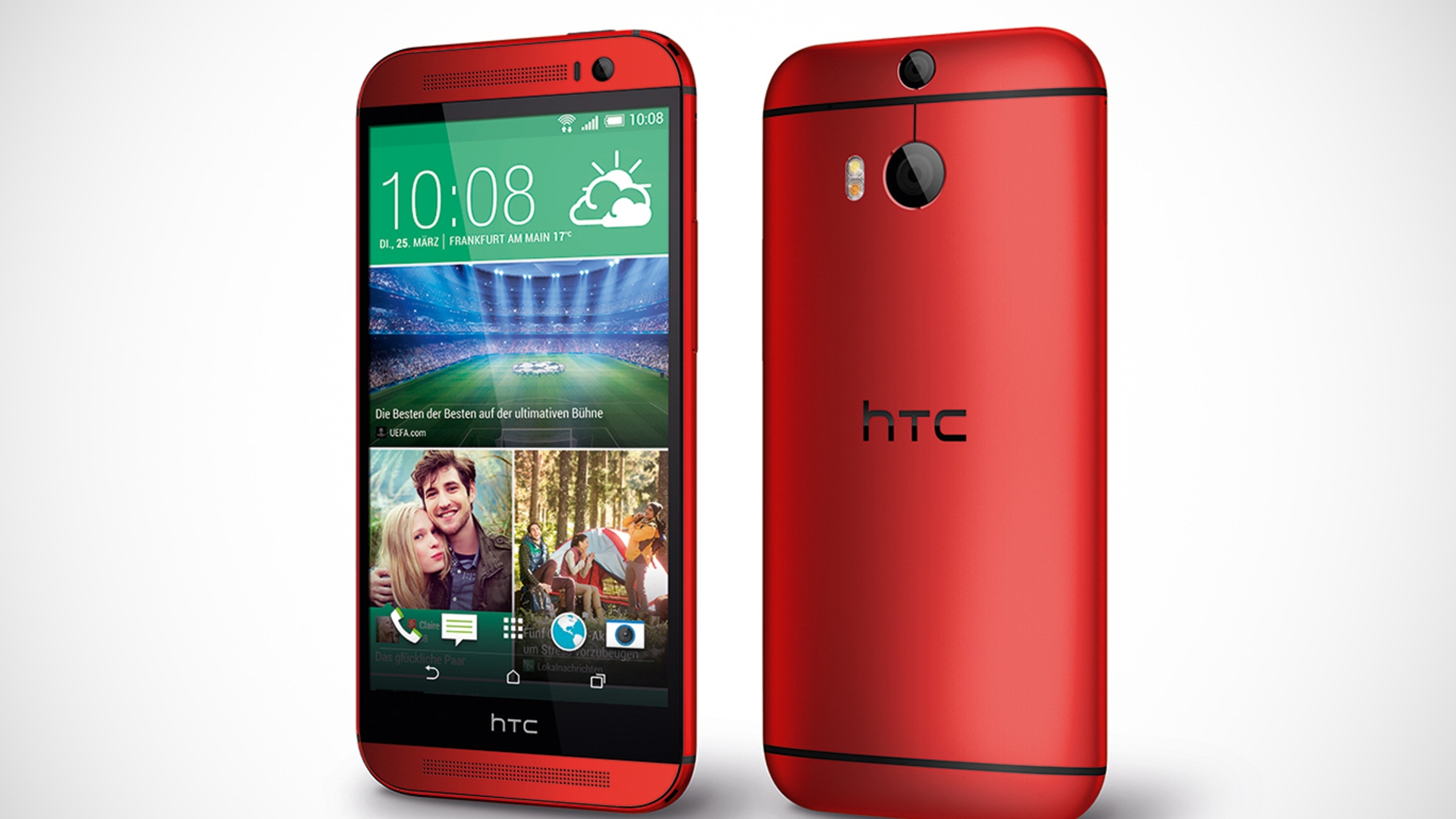 Die neue Farbvariante des HTC One M8 heißt "Glamour Red"