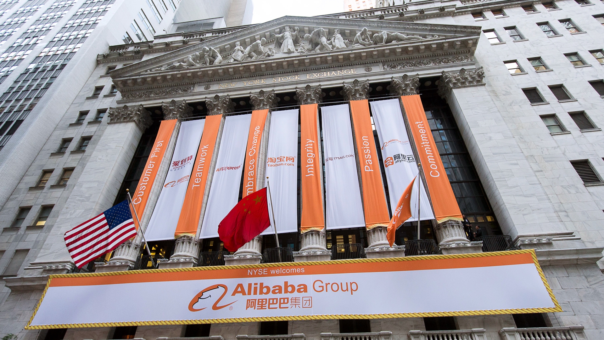 Alibaba bricht ein Alibaba bricht ein