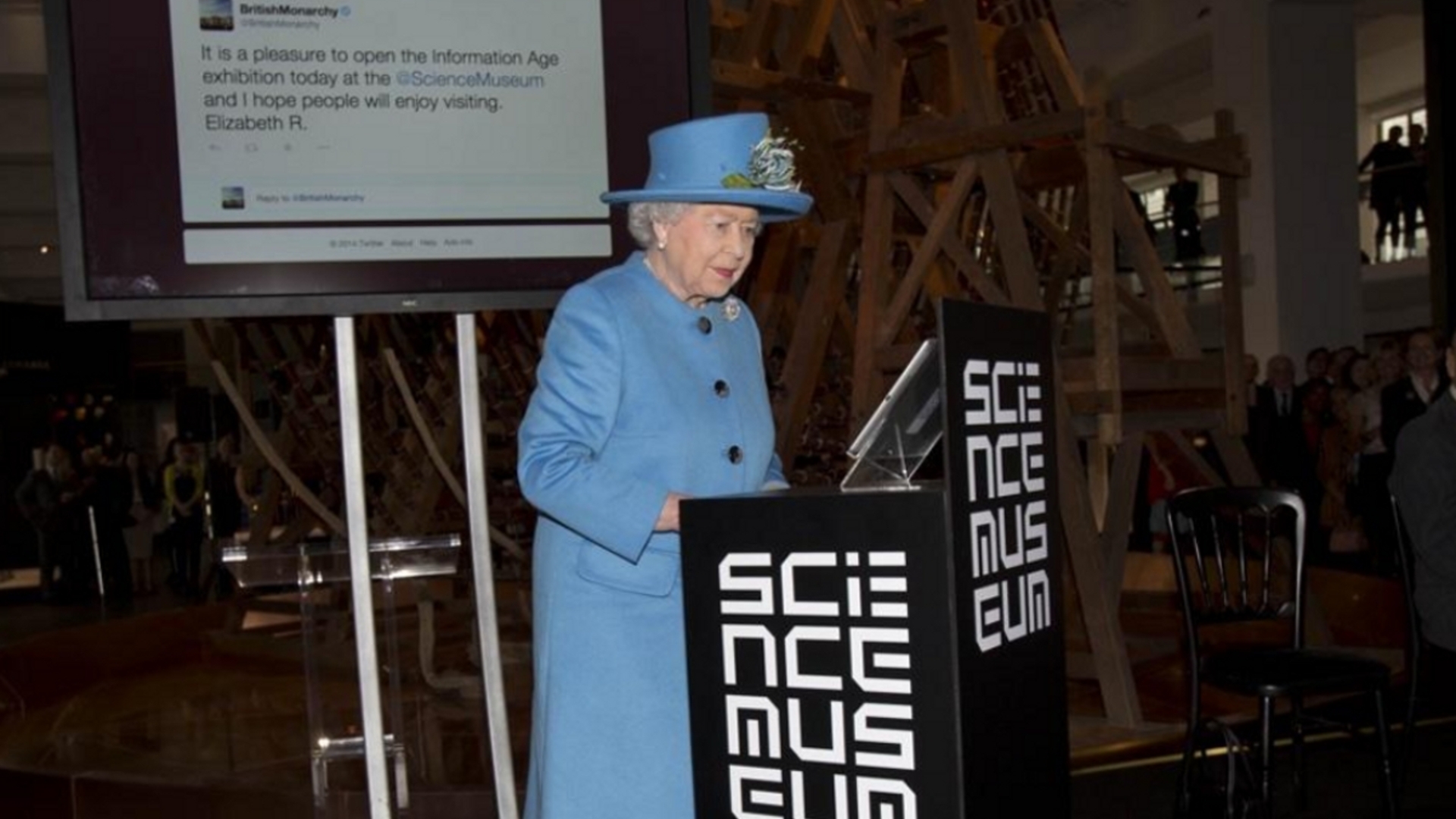Die Queen twittert Die Queen twittert