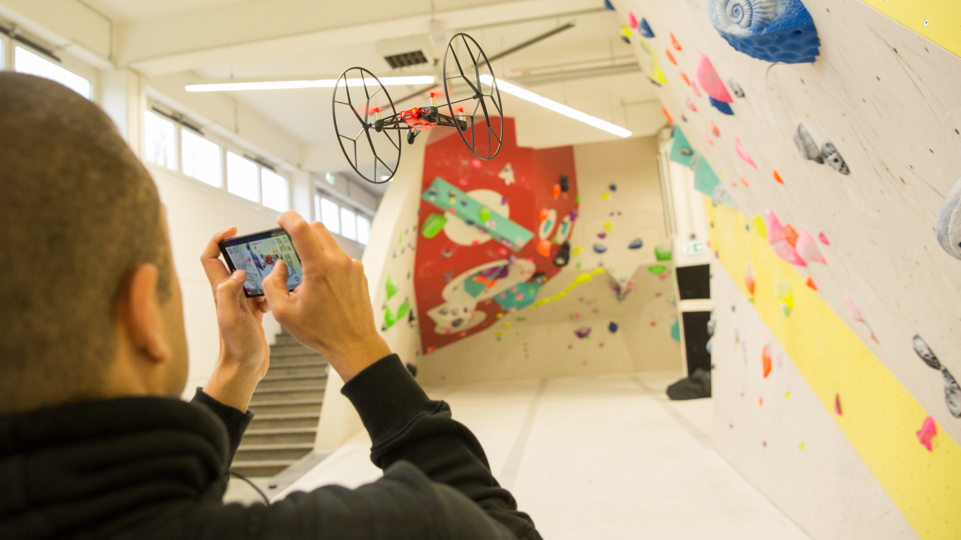 Drohnen Kletterhalle Drohnen Kletterhalle