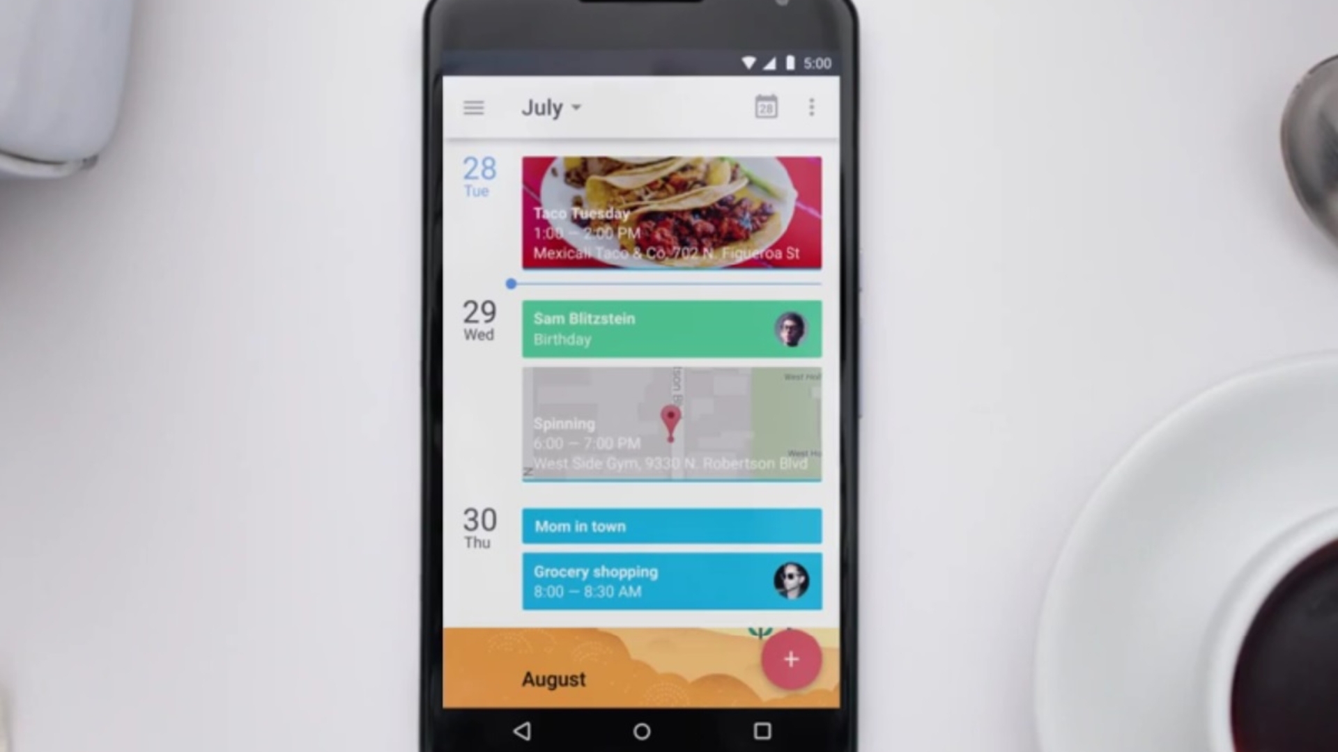 Google hat seiner neuen Kalender-App ein eigenes Video gewidmet Google hat seiner neuen Kalender-App ein eigenes Video gewidmet