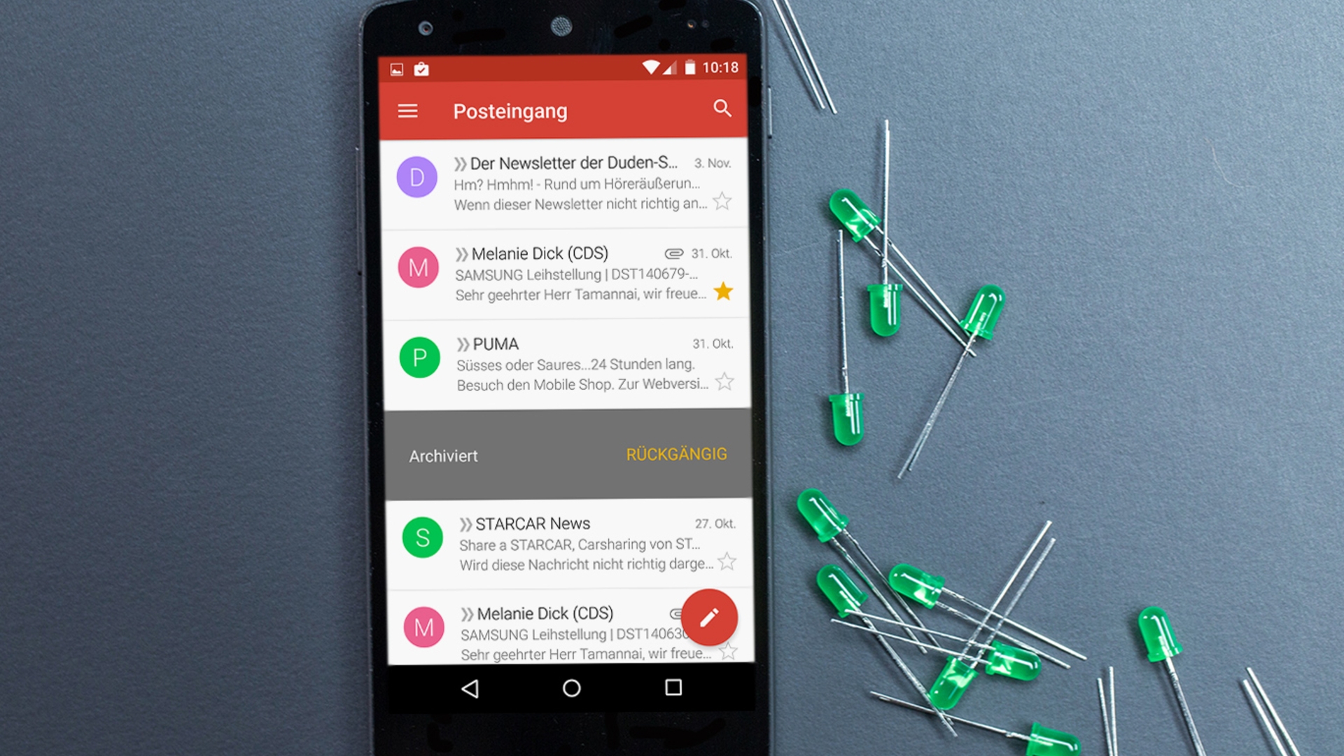 Lollipop Gmail