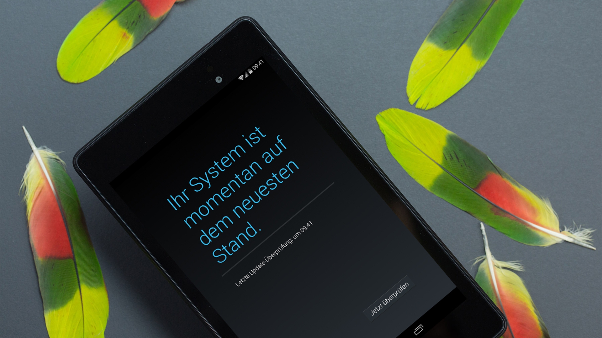Das Nexus 7 von Jan wartet immer noch geduldig auf sein Lollipop-Update. Das Nexus 7 von Jan wartet immer noch geduldig auf sein Lollipop-Update.