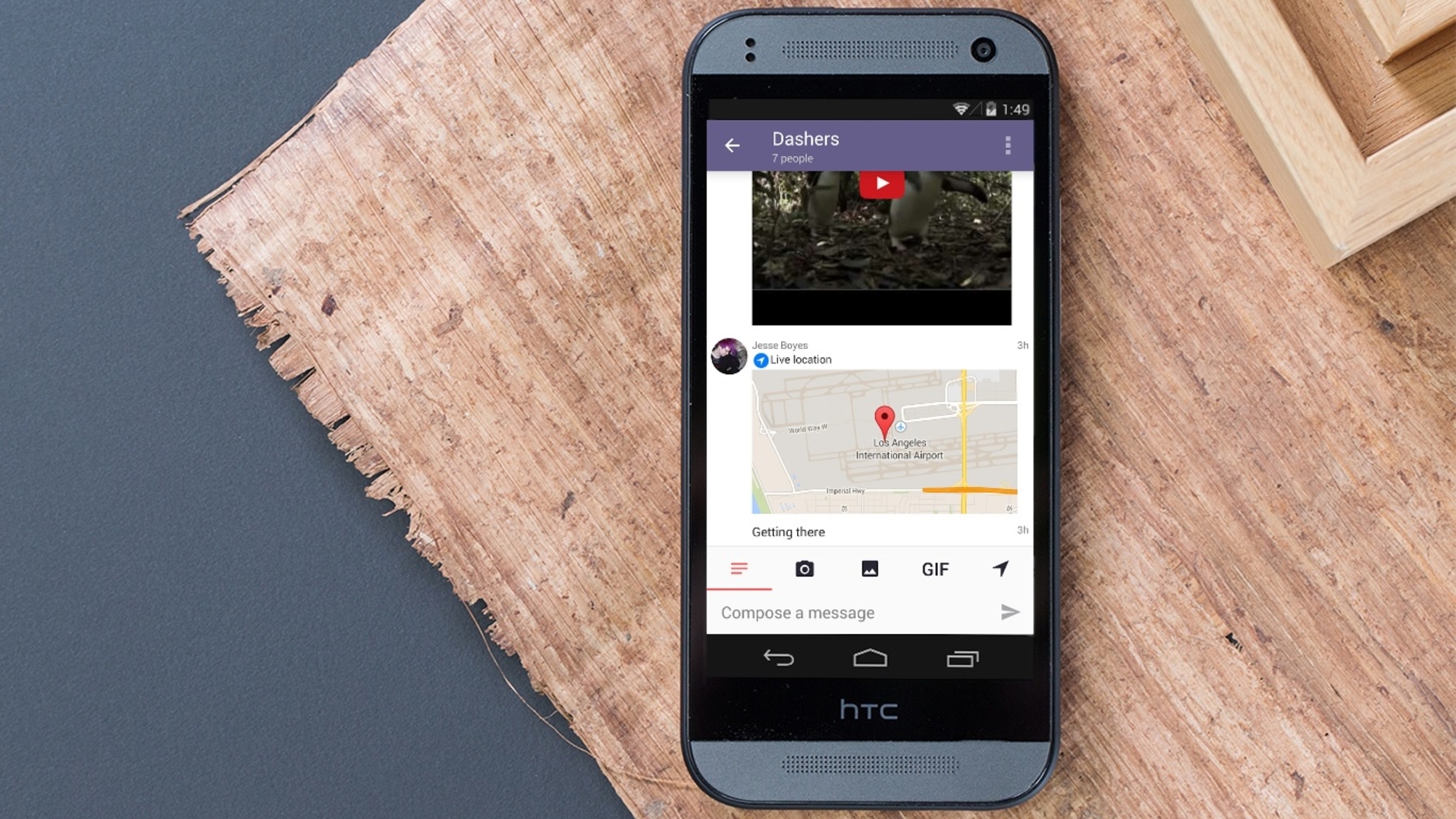 Der Dasher Messenger kann Videos direkt wiedergeben Der Dasher Messenger kann Videos direkt wiedergeben