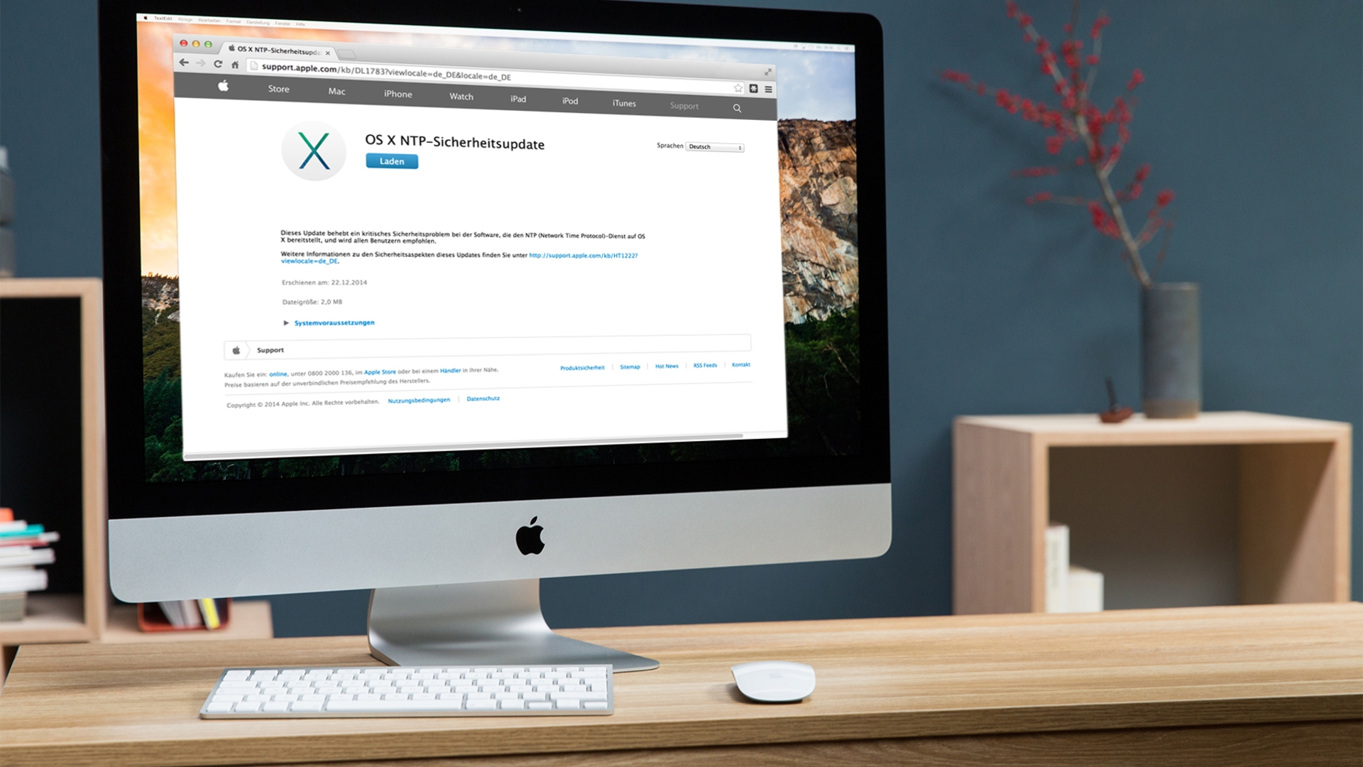 Das OS X NTP-Sicherheitsupdate legt Euch Apple dringend nahe Das OS X NTP-Sicherheitsupdate legt Euch Apple dringend nahe