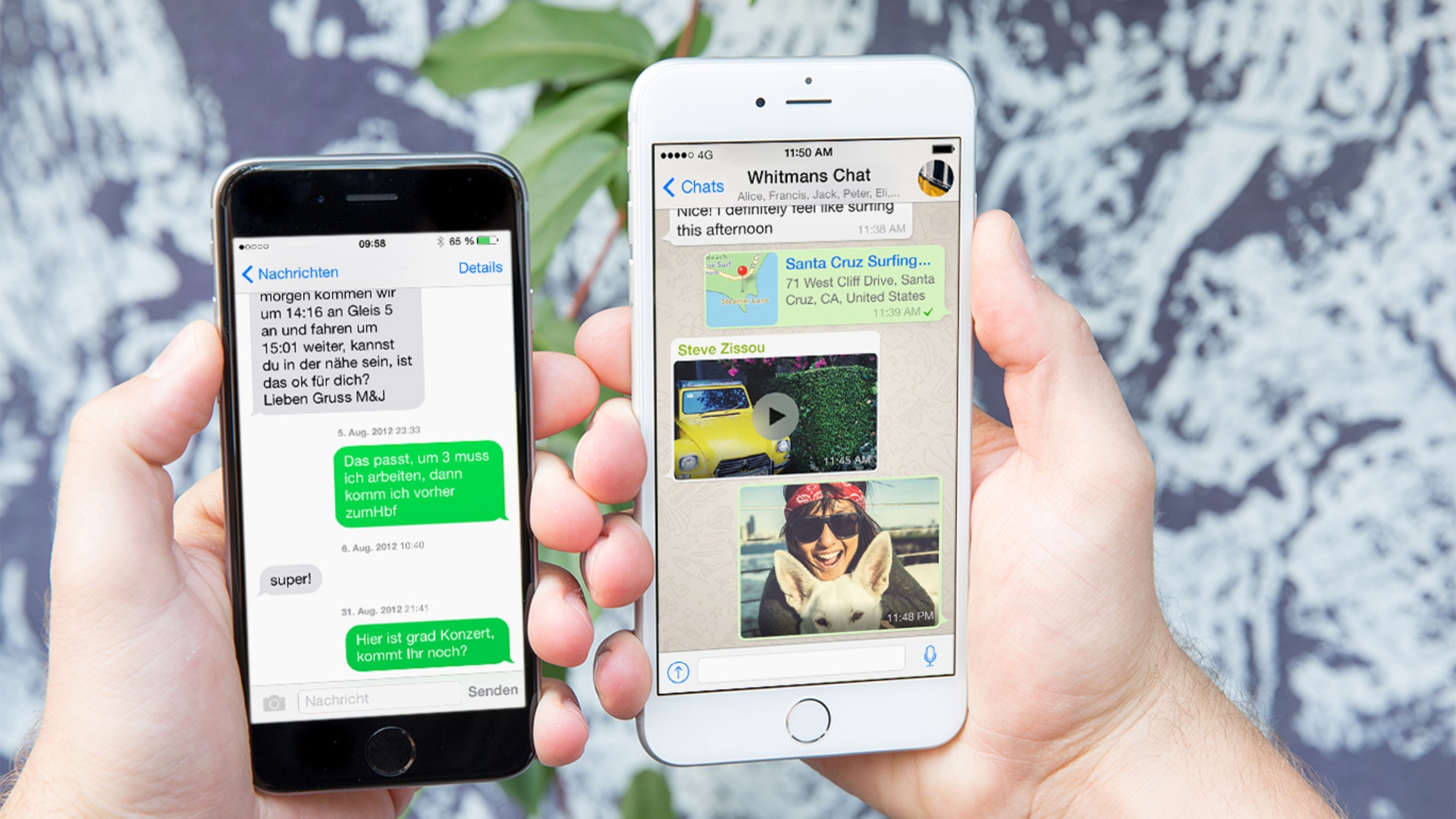 SMS vs. WhatsApp: Der grüne Messenger bleibt weitestgehend unabhängig SMS vs. WhatsApp: Der grüne Messenger bleibt weitestgehend unabhängig
