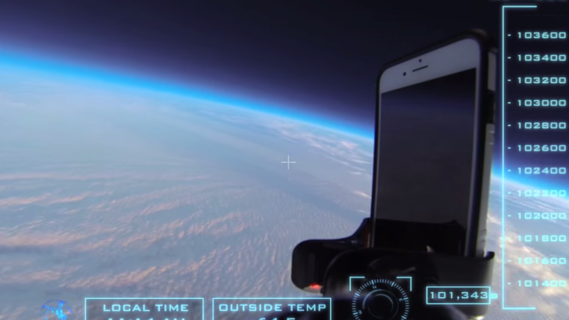iPhone 6 im Weltraum iPhone 6 im Weltraum