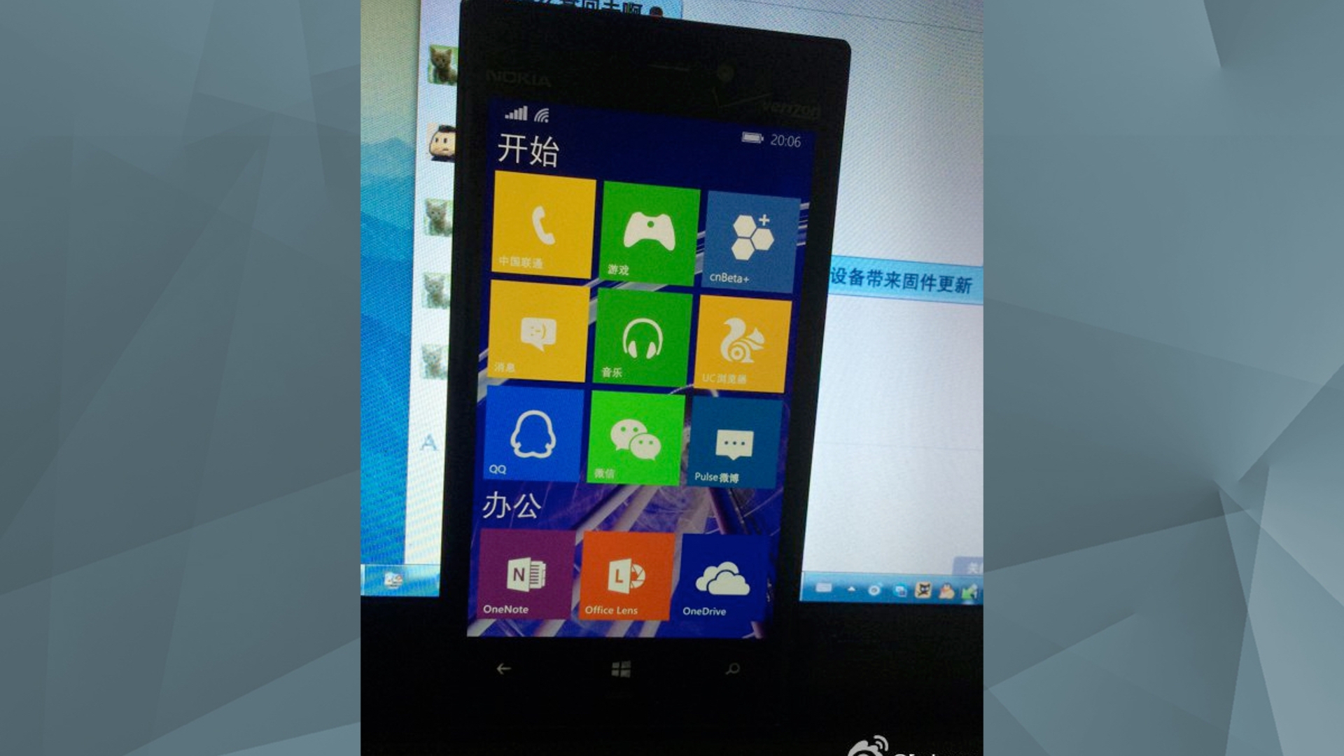 So soll Windows 10 auf einem Smartphone aussehen