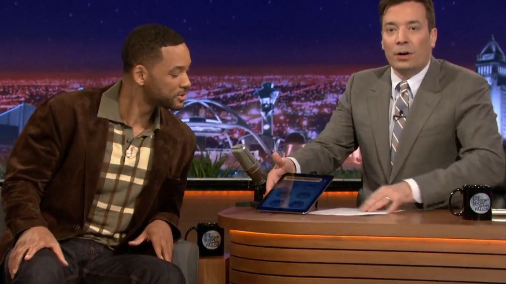 Will Smith, Jimmy Fallon, ein iPad und Loopy: Jam-Session in der Tonight Show