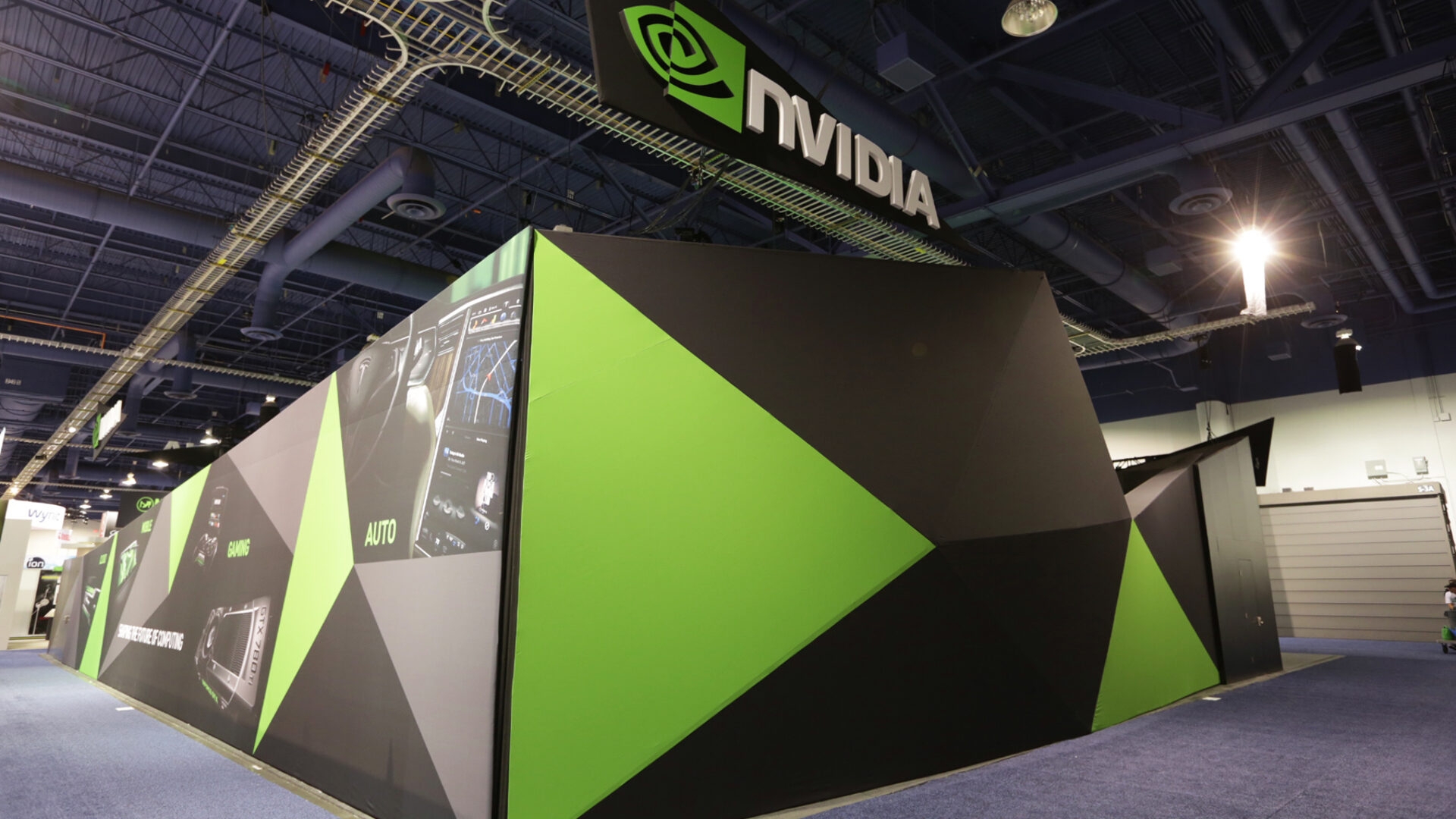 Nvidia auf einer Messe