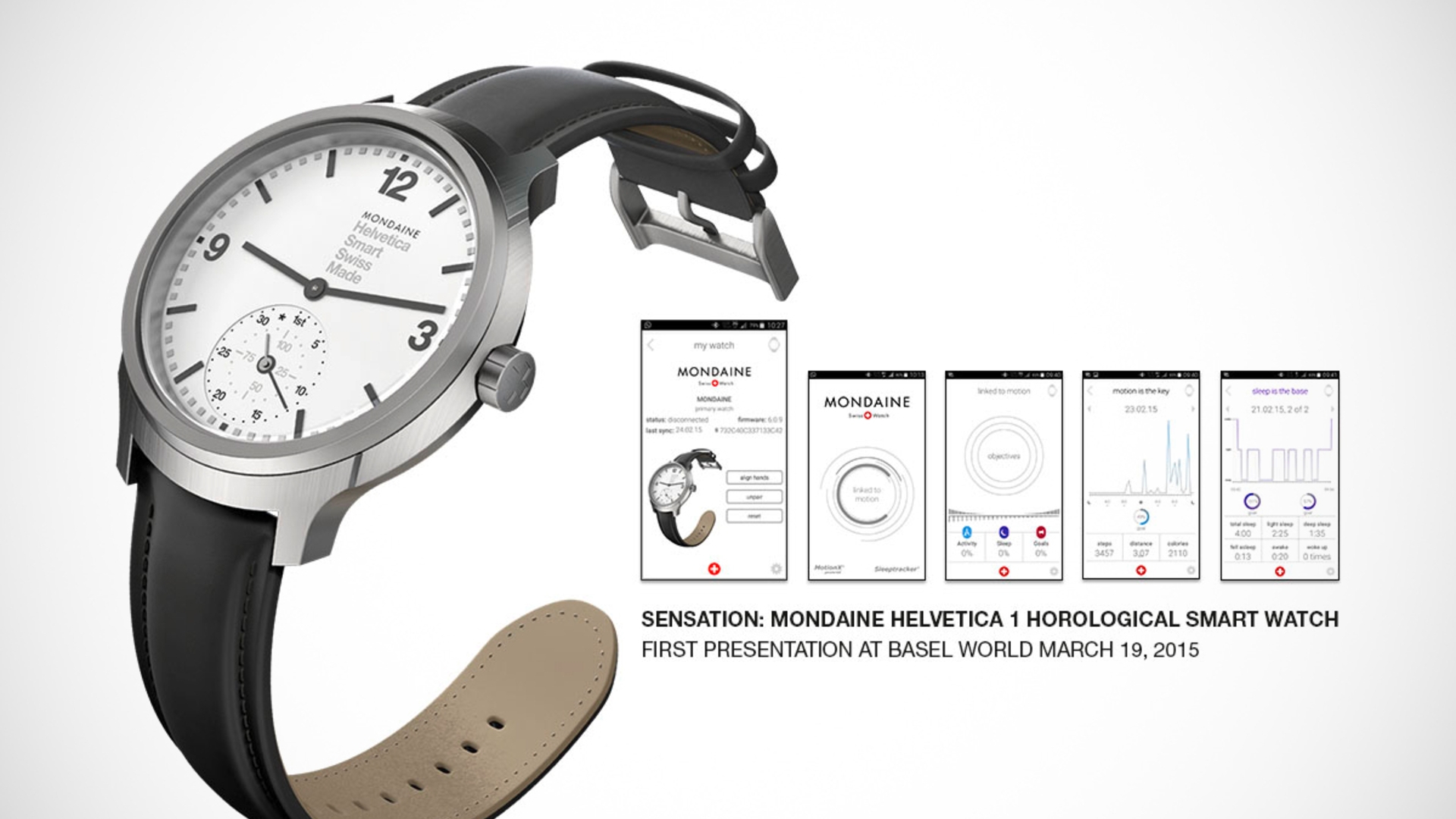 So sieht die erste MotionX-Uhr aus: die Mondaine Helvetica No1 So sieht die erste MotionX-Uhr aus: die Mondaine Helvetica No1