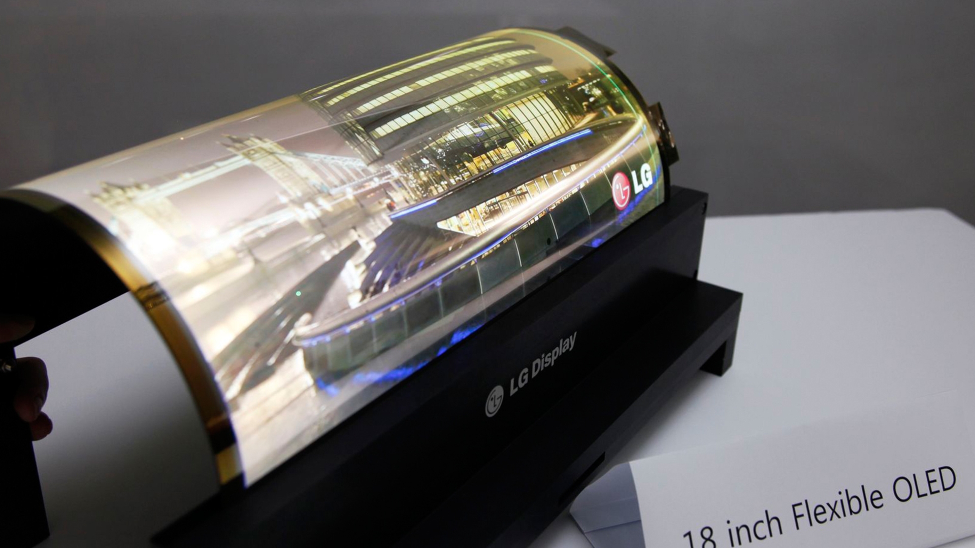 LG transparent OLED Display