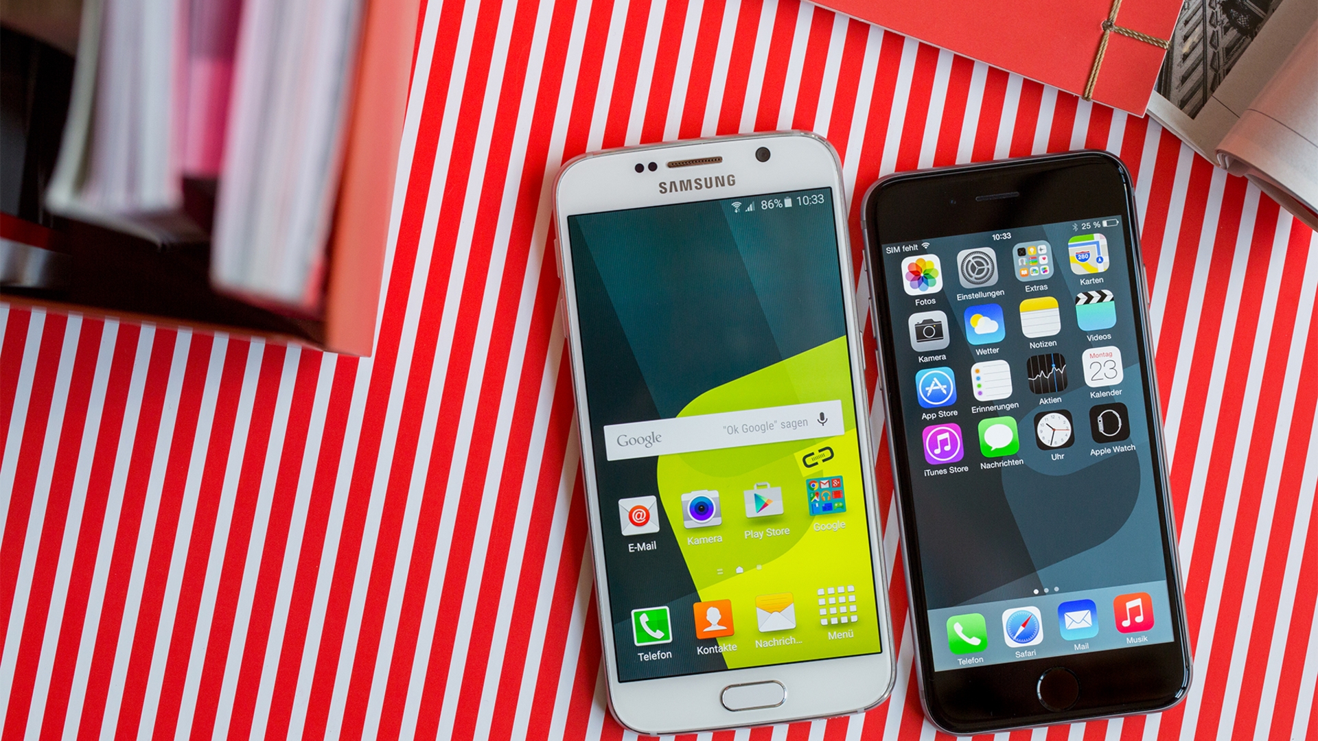 Vergleich Samsung Galaxy S6 - iPhone 6 Vergleich Samsung Galaxy S6 - iPhone 6