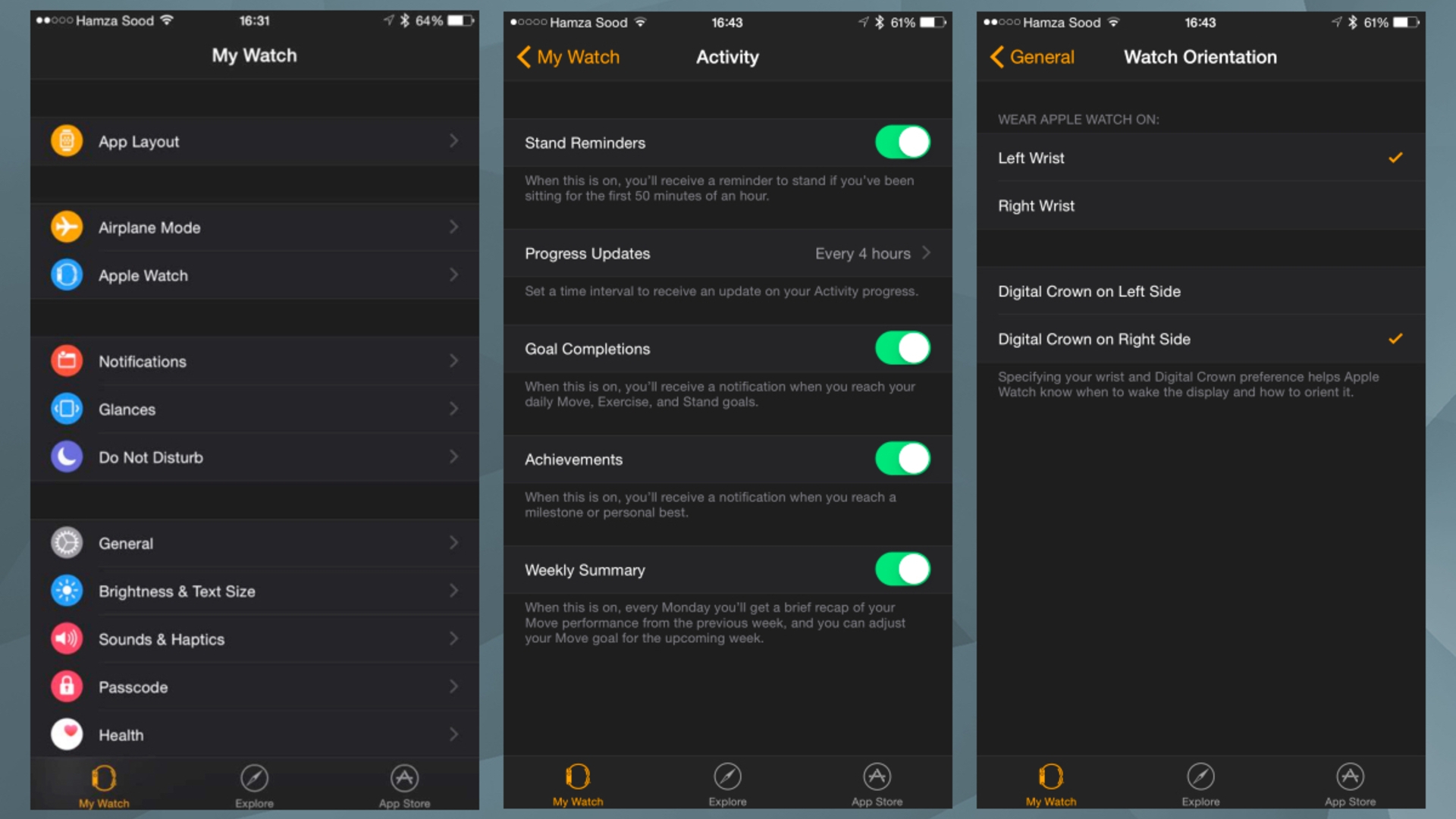 So sieht die Apple Watch-App in iOS 8.2 aus – wenn sie mit einer Apple Watch gekoppelt wurde So sieht die Apple Watch-App in iOS 8.2 aus – wenn sie mit einer Apple Watch gekoppelt wurde