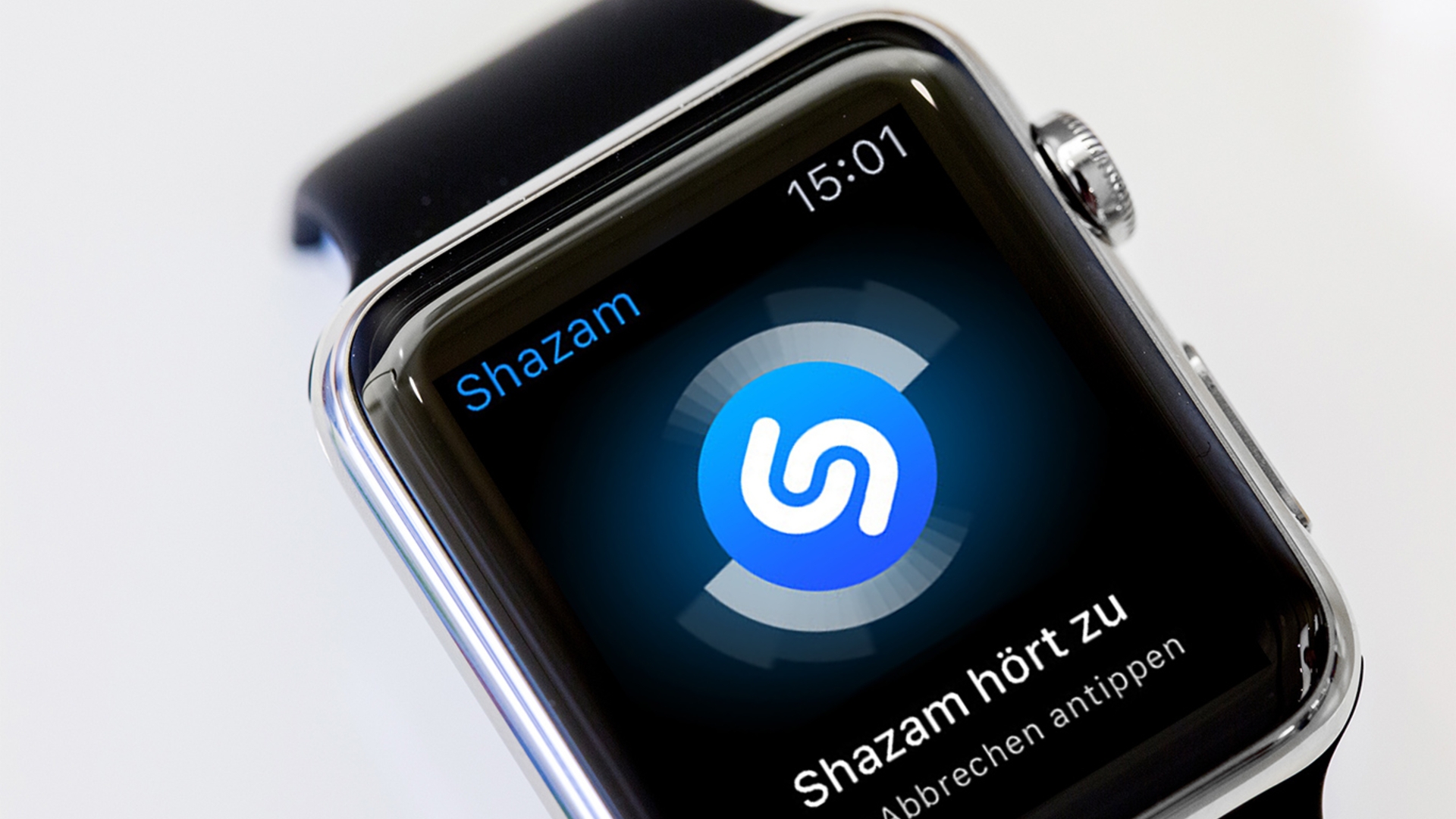 Shazam zeigt die Ergebnisse der Musiksuche auf der Apple Watch an.