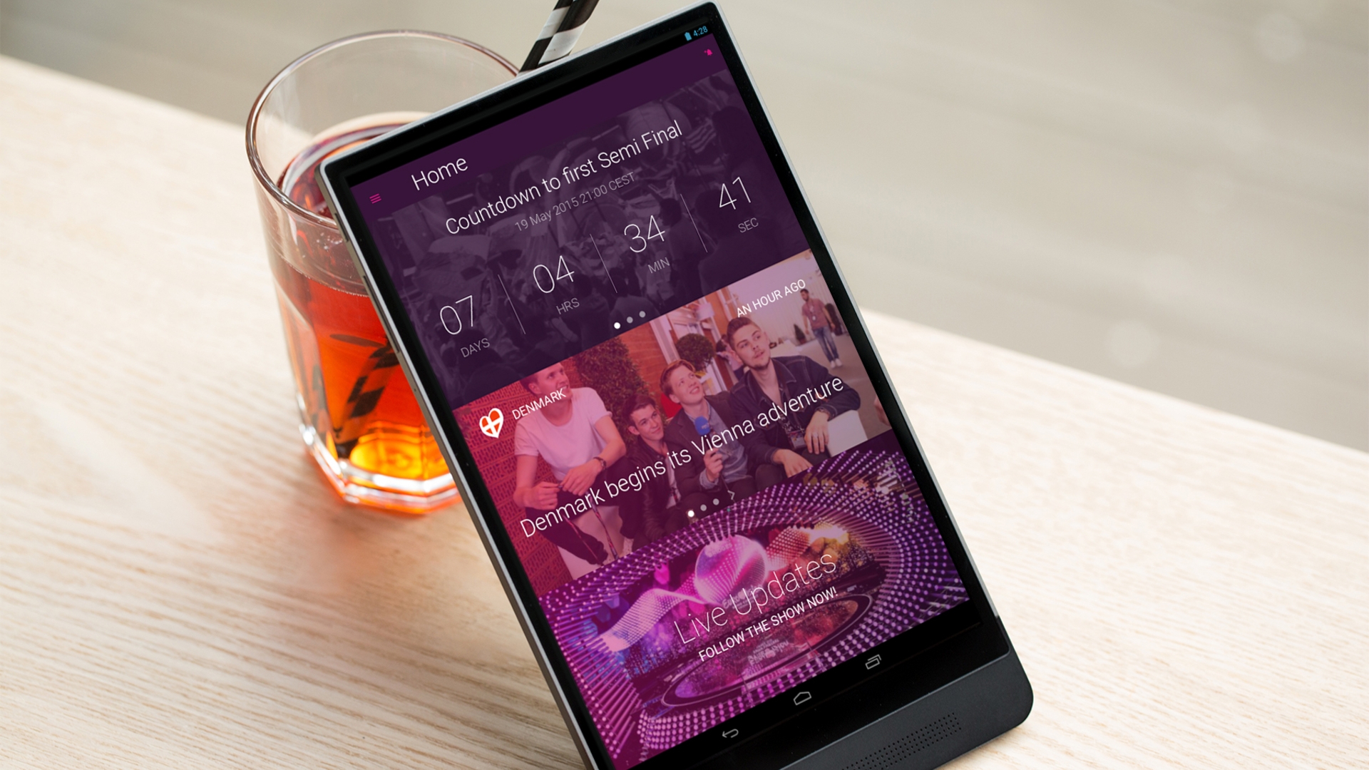 Die offizielle Eurovision Song Contest-App steht für Android, iOS und Windows Phone zum Download bereit.