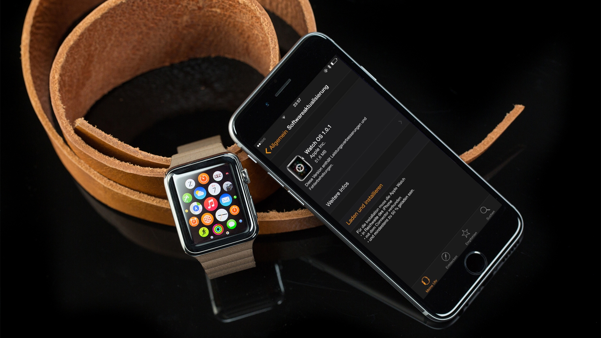 Apple Watch mit Watch OS Apple Watch mit Watch OS