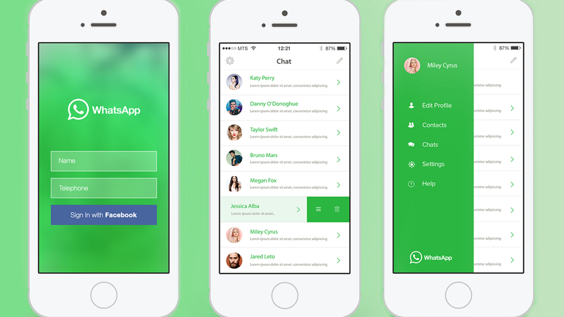 WhatsApp Konzept von Bruno La Versa WhatsApp Konzept von Bruno La Versa