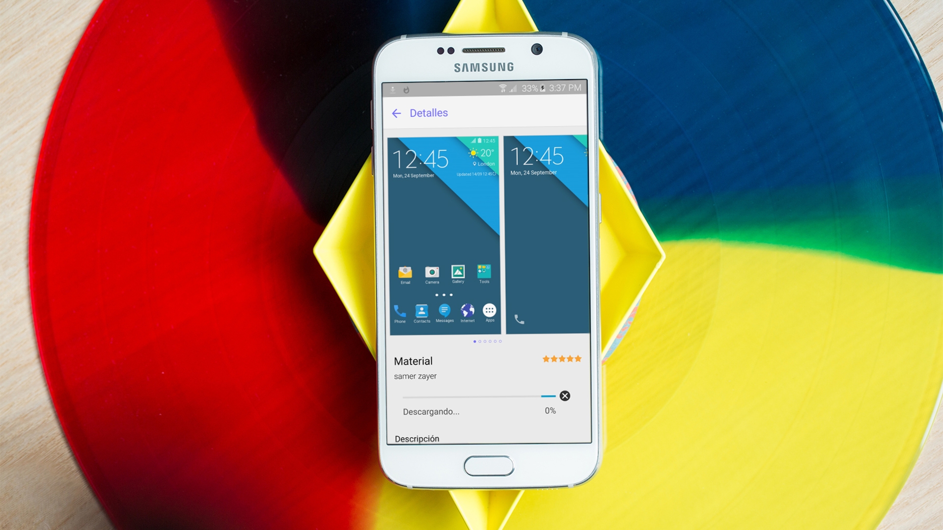 Samsung Galaxy S6 Theme Samsung Galaxy S6 Theme