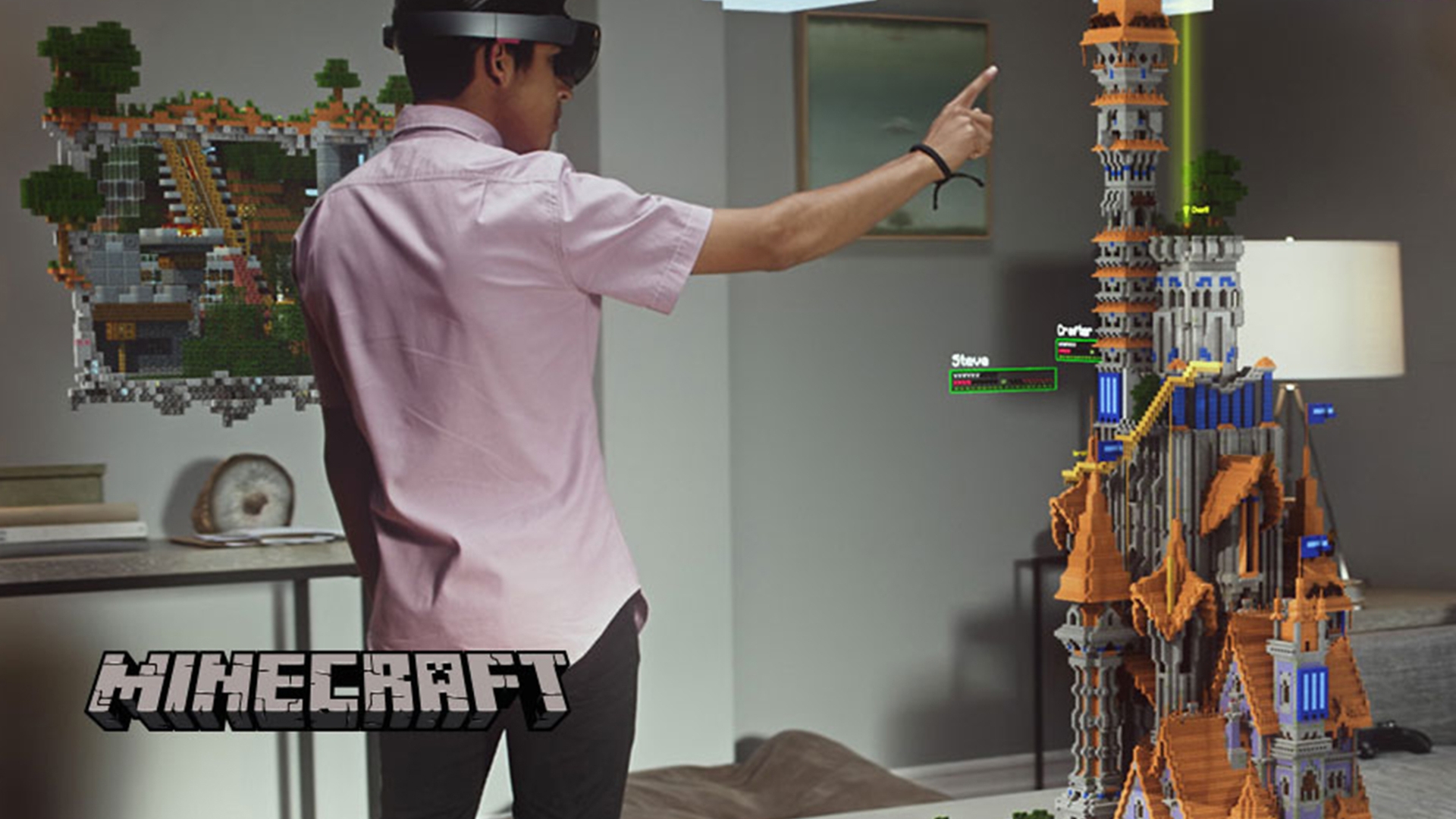 Minecraft Microsoft Hololens Minecraft Microsoft Hololens