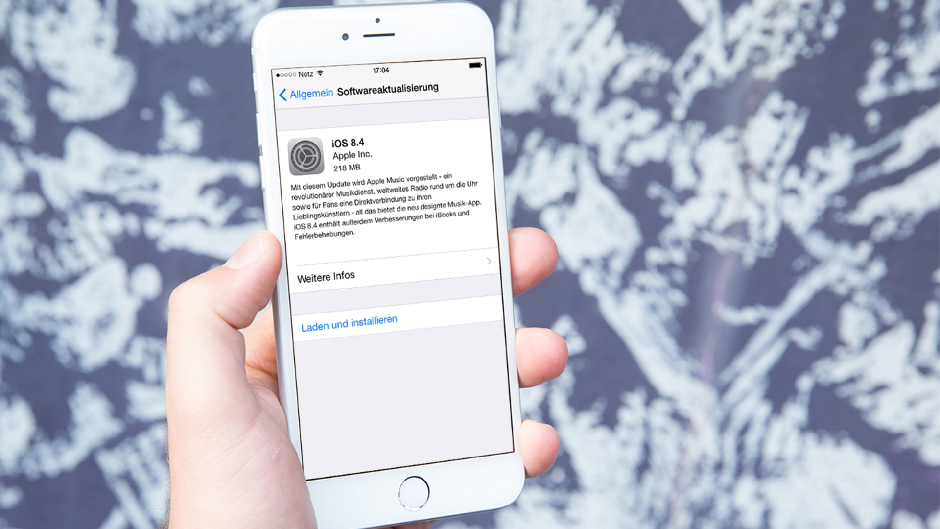 In einem kurzen Text erläutert Apple die Veränderungen eines Updates. In einem kurzen Text erläutert Apple die Veränderungen eines Updates.
