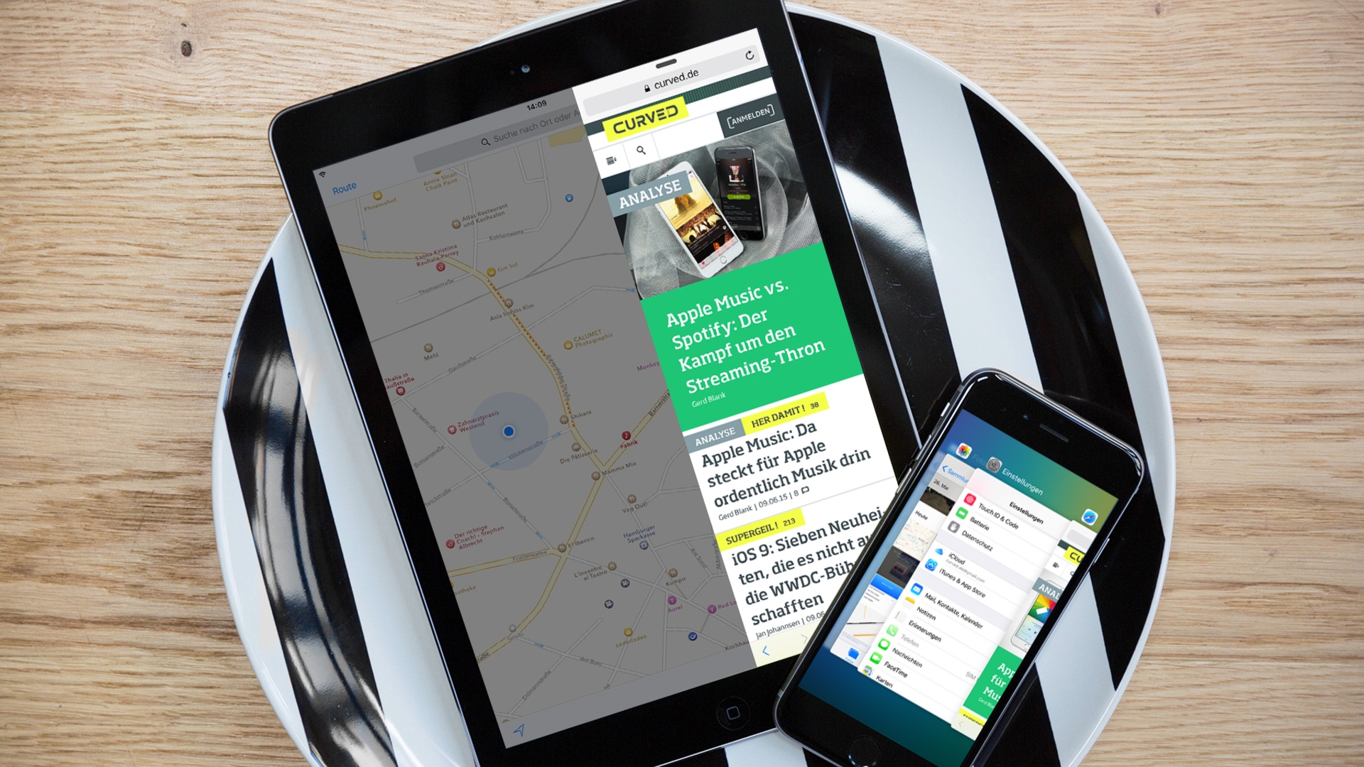Ein erster Blick auf die Beta-Version von iOS 9. Ein erster Blick auf die Beta-Version von iOS 9.