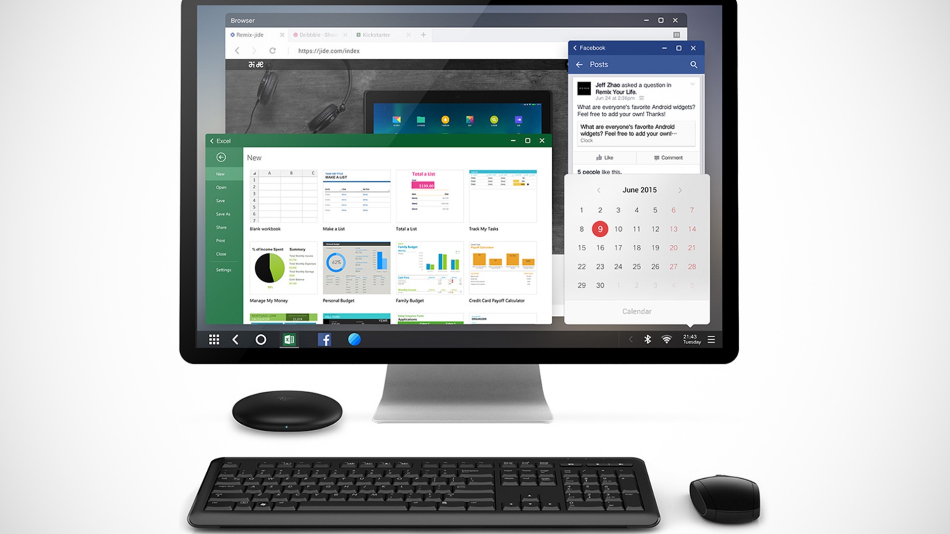 Remix Mini: Die kleine Box macht Android zum Desktop-Betriebssystem. Remix Mini: Die kleine Box macht Android zum Desktop-Betriebssystem.
