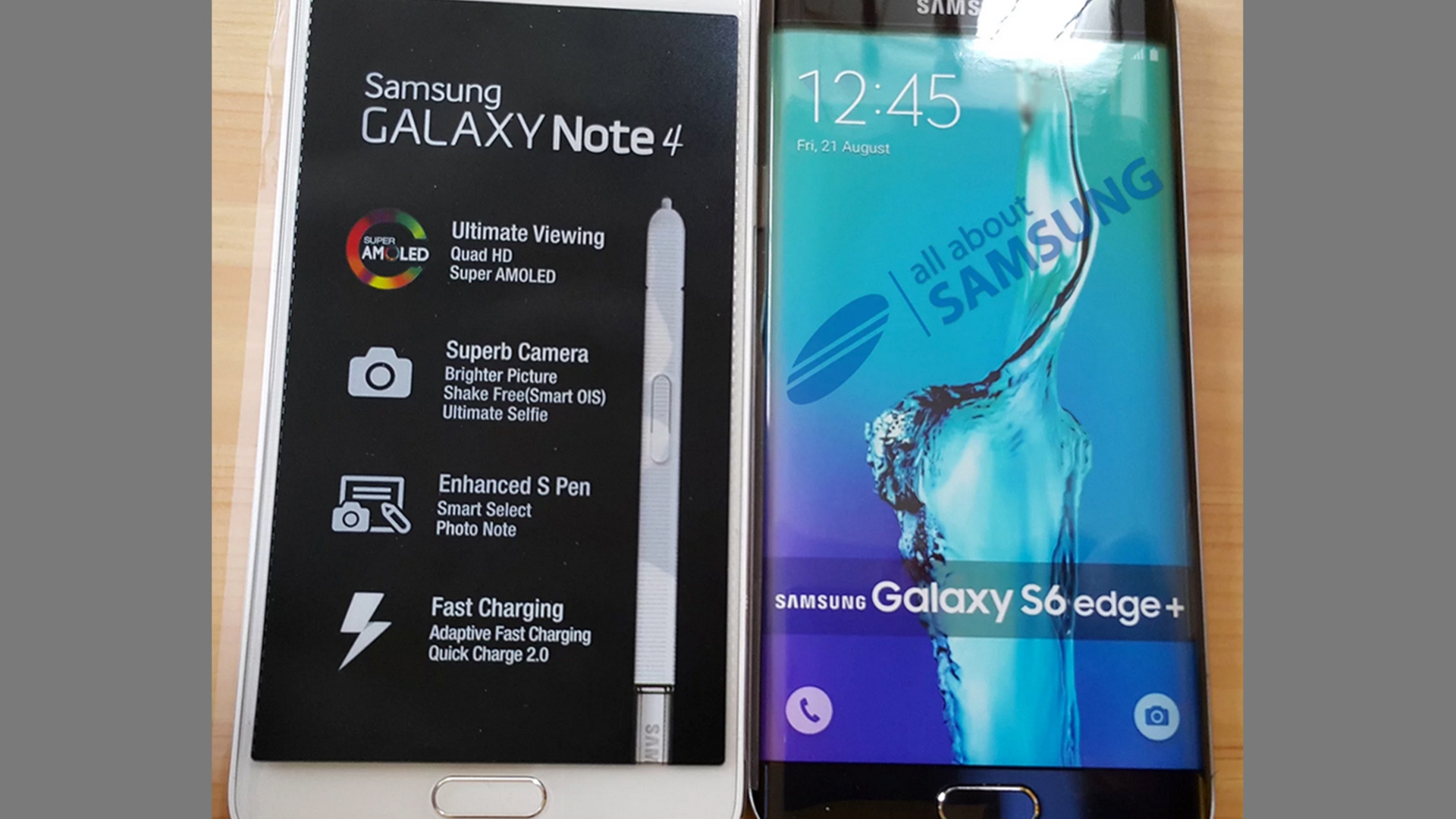 Samsung Galaxy S6 edge Plus und Note 4