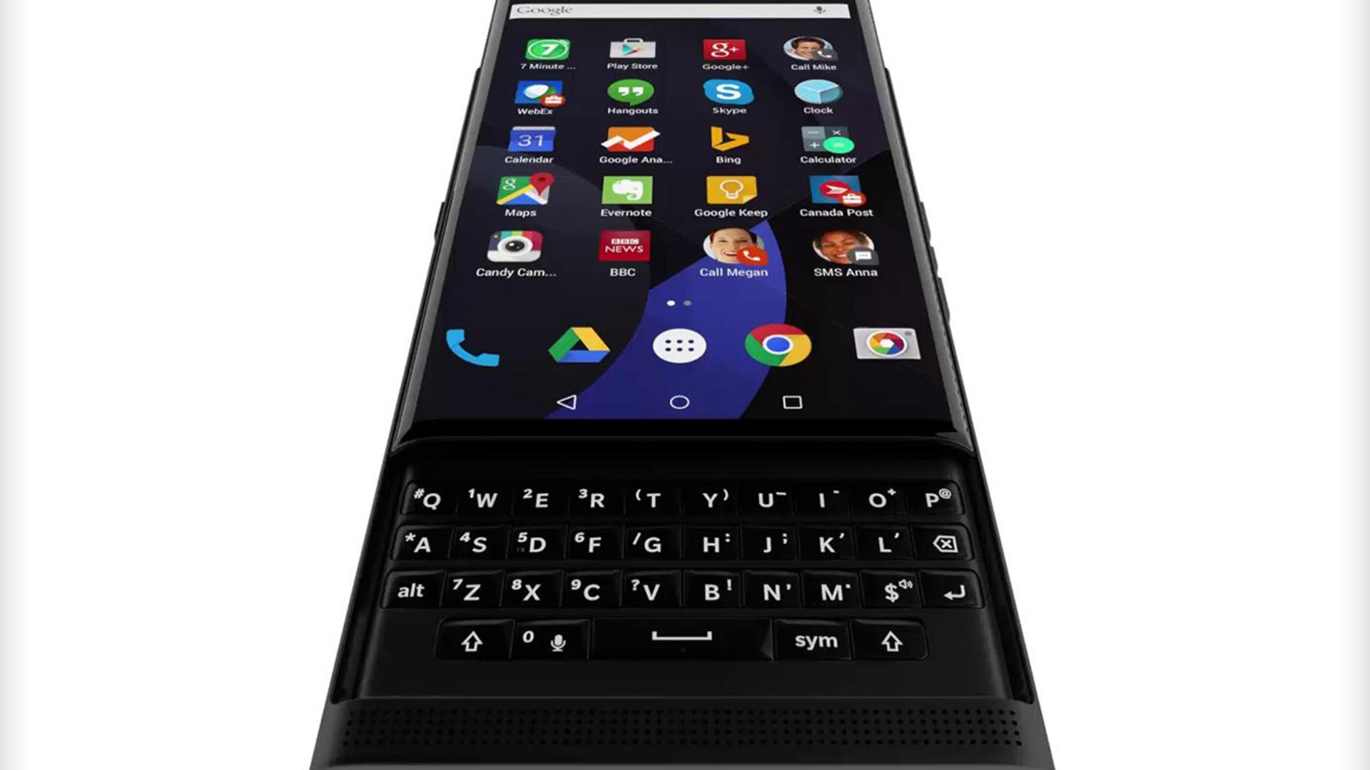 Das BlackBerry Venice sieht auf den geleakten Bildern durchaus elegant aus