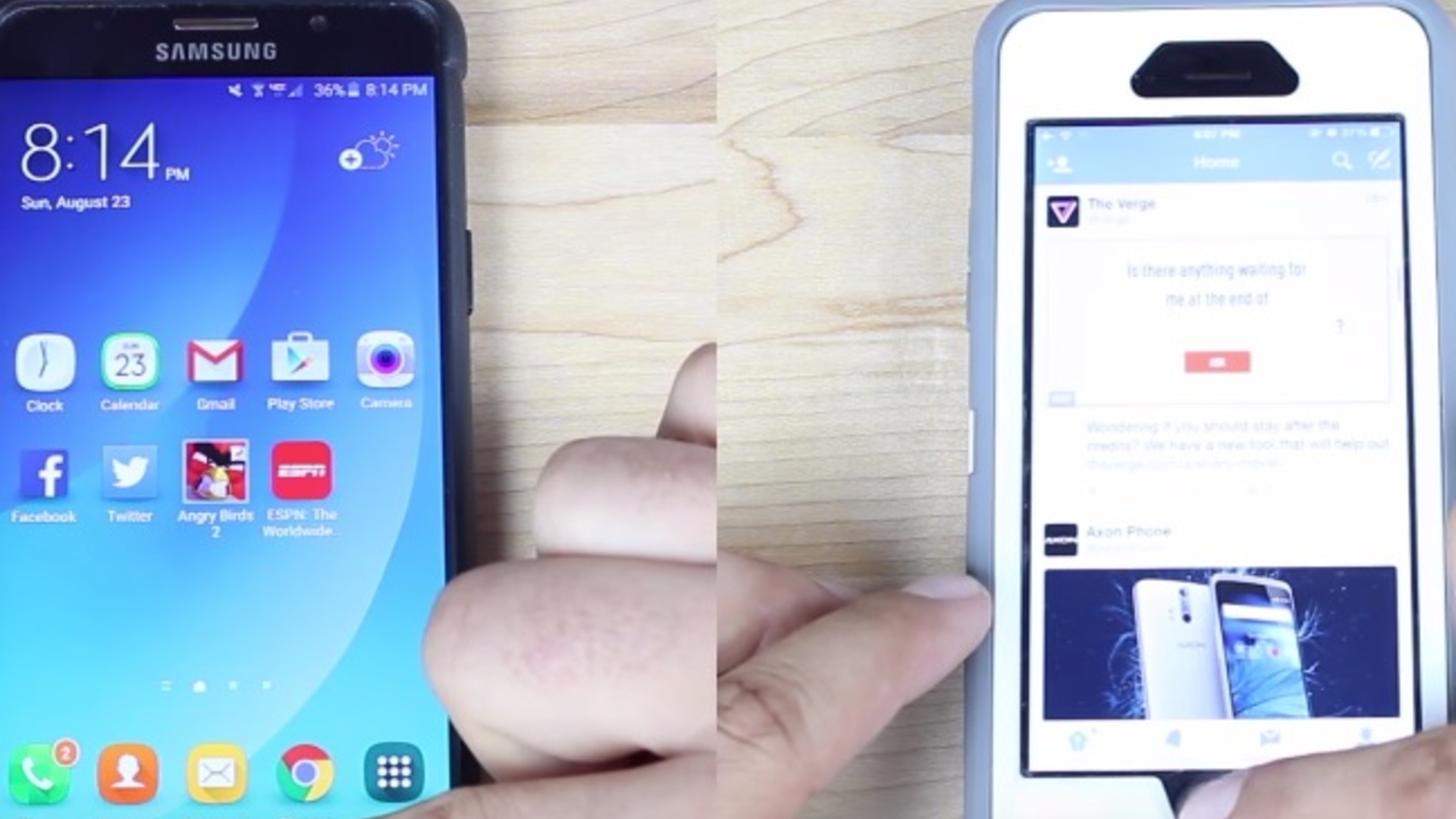 Galaxy Note 5 vs. iPhone 6 Galaxy Note 5 vs. iPhone 6