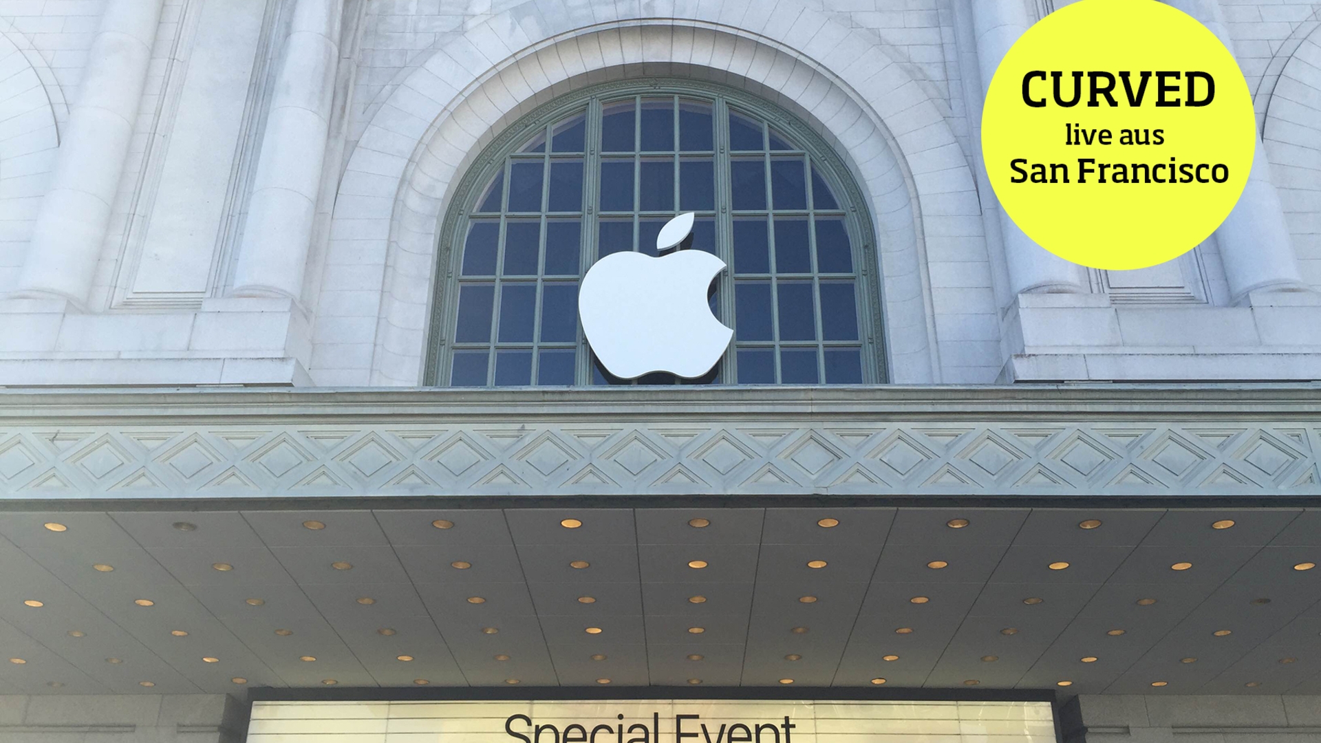 Apple lädt zur Keynote und CURVED ist live vor Ort. Apple lädt zur Keynote und CURVED ist live vor Ort.