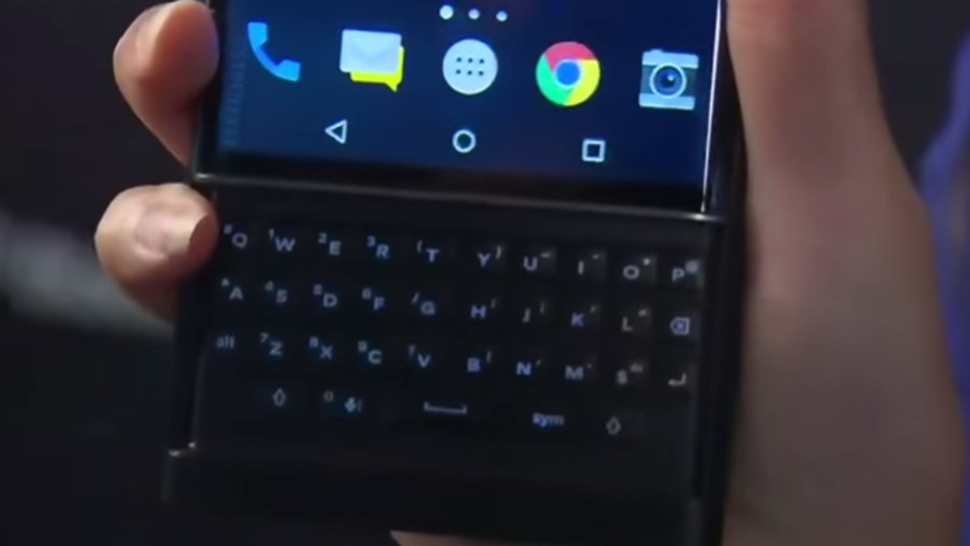 Das BlackBerry Priv verbindet Android mit der typischen BlackBerry-Tastatur