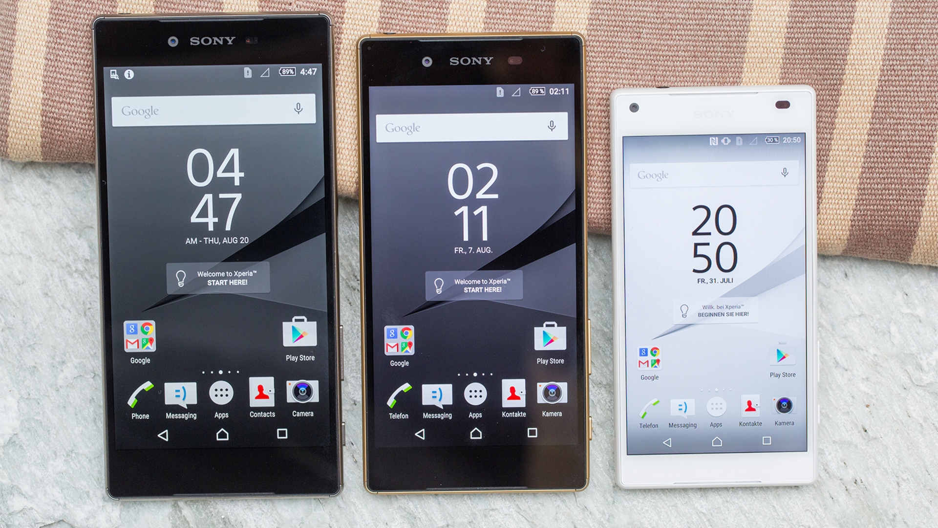 Sony Xperia Z5, Xperia Z5 compact, Xperia Z5 Premium