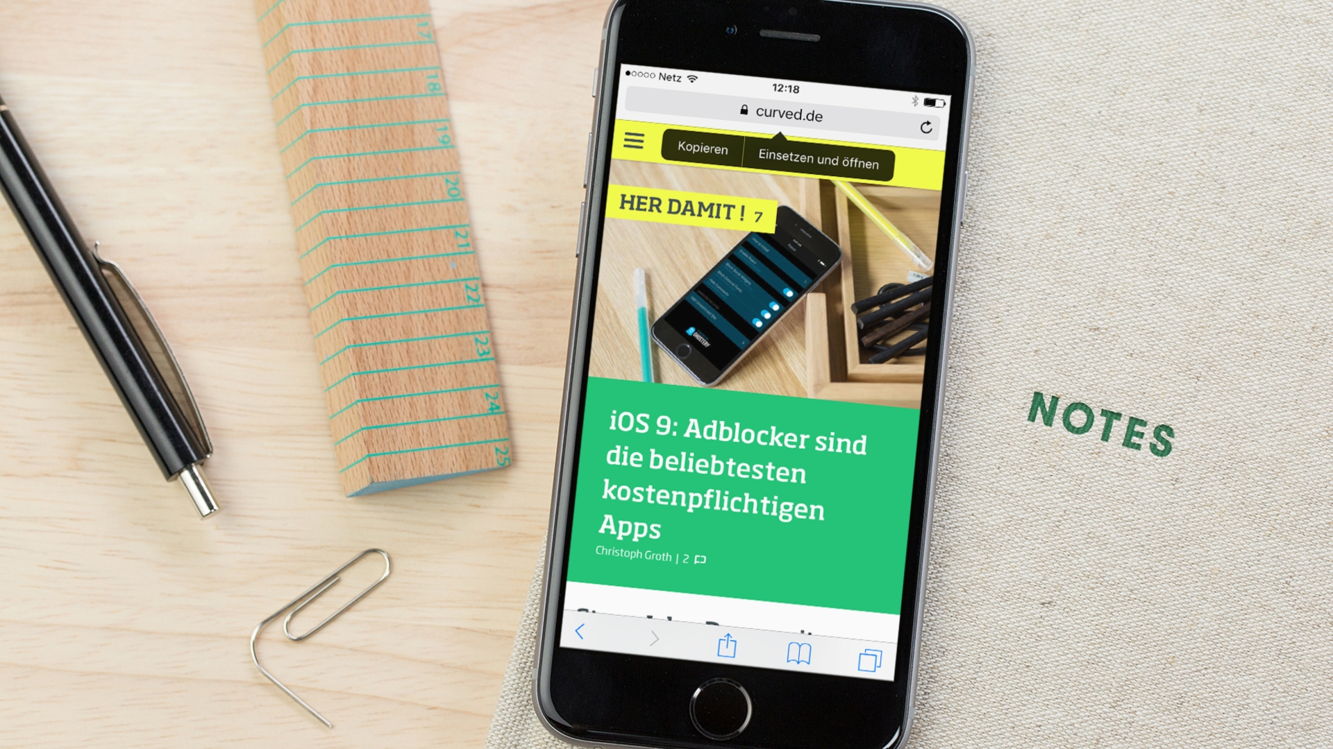 Einsetzen und öffnen lässt Euch eine URL direkt aus der Zwischenablage in Safari öffnen. Einsetzen und öffnen lässt Euch eine URL direkt aus der Zwischenablage in Safari öffnen.