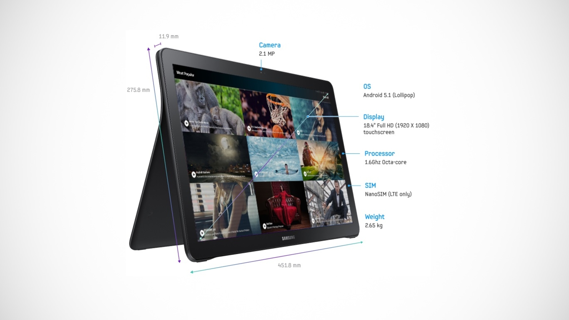 Samsung Galaxy View Samsung Galaxy View