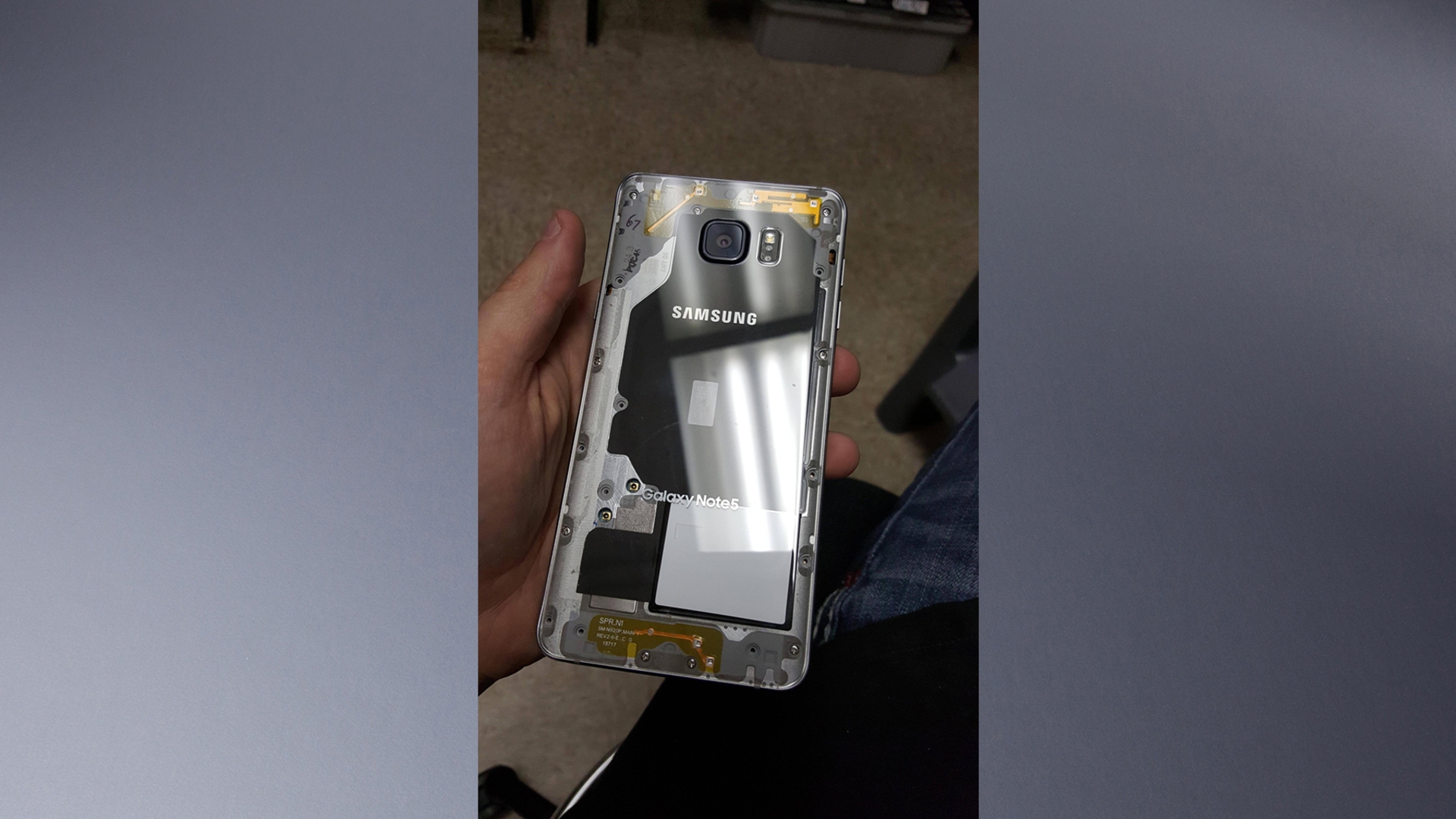 Samsung Galaxy Note 5 Transparent