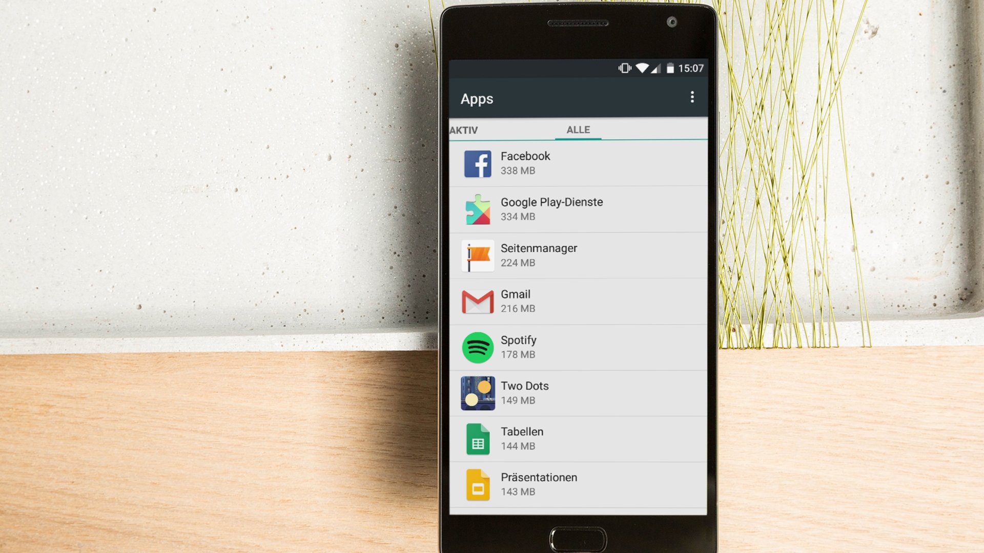 Welche App wie viel Speicherplatz belegt, seht Ihr in dieser Übersicht. Welche App wie viel Speicherplatz belegt, seht Ihr in dieser Übersicht.