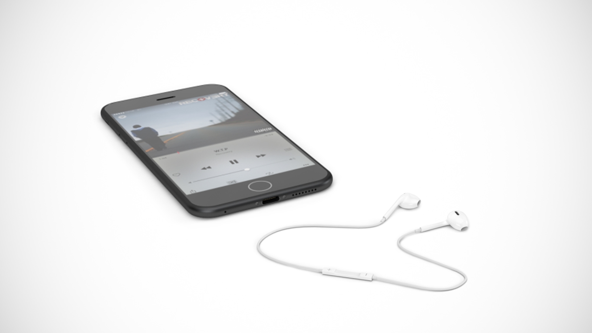 Apple iPhone 7 Konzept mit AirPods Apple iPhone 7 Konzept mit AirPods