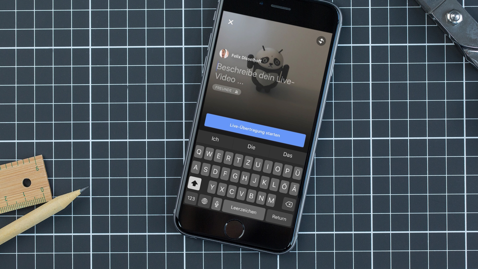 Facebooks neue Live-Video-Funktion Facebooks neue Live-Video-Funktion