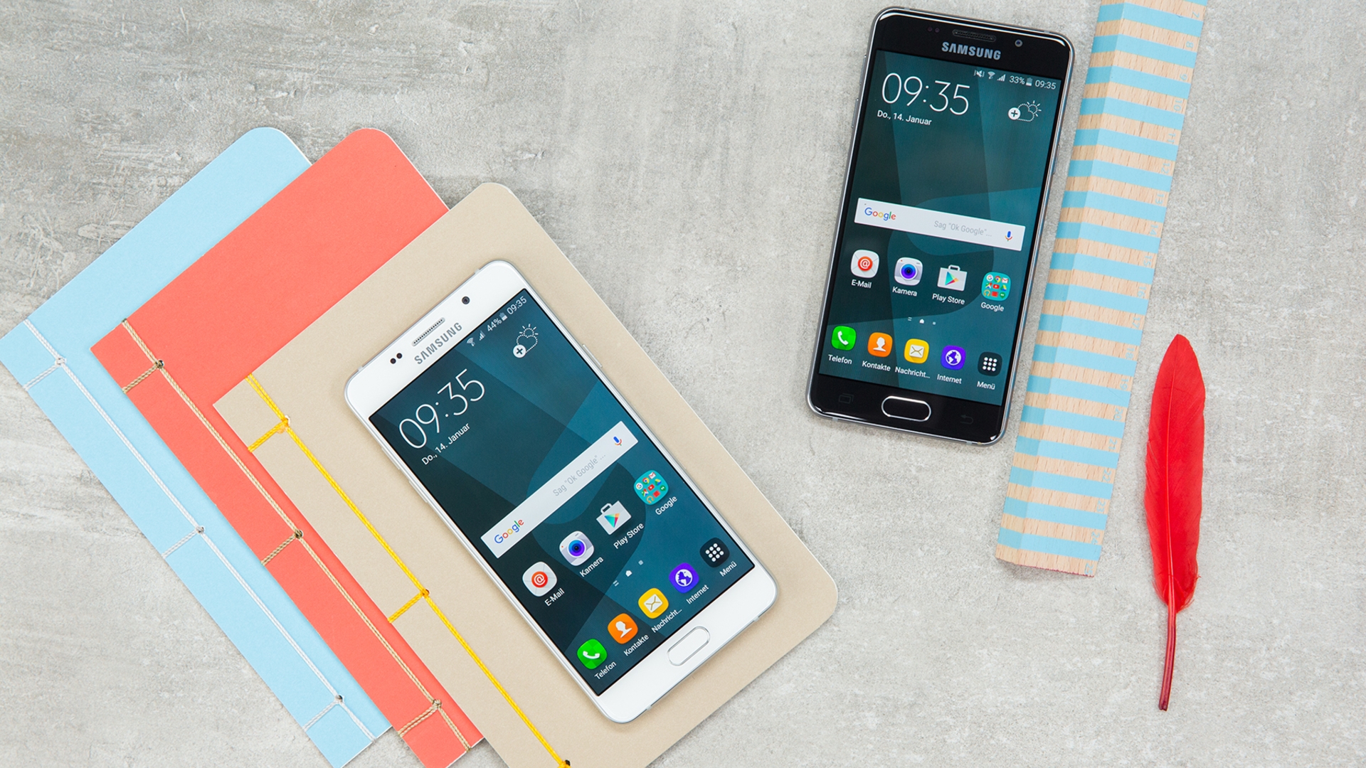 Samsung Galaxy A3 und A5 von 2016.