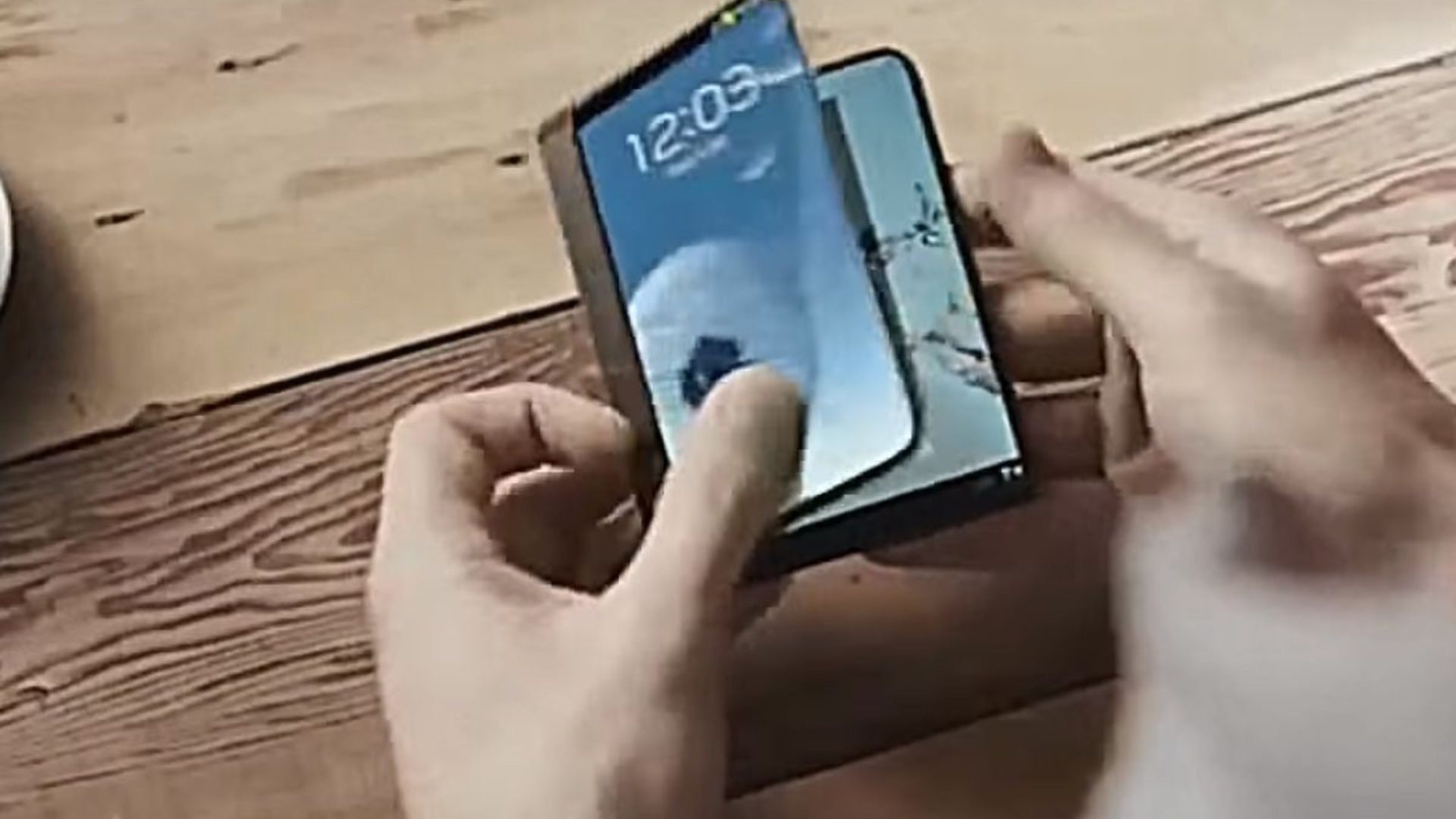 Samsung faltbares Galaxy Smartphone Samsung faltbares Galaxy Smartphone