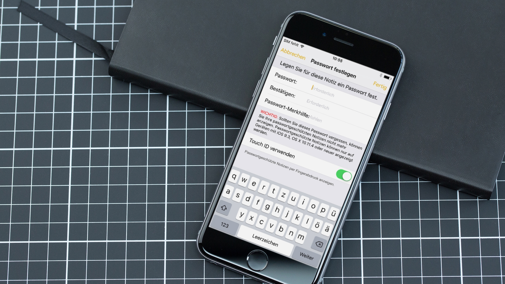 iOS 9.3 Beta 1: Notizen per Passwort schützen. iOS 9.3 Beta 1: Notizen per Passwort schützen.