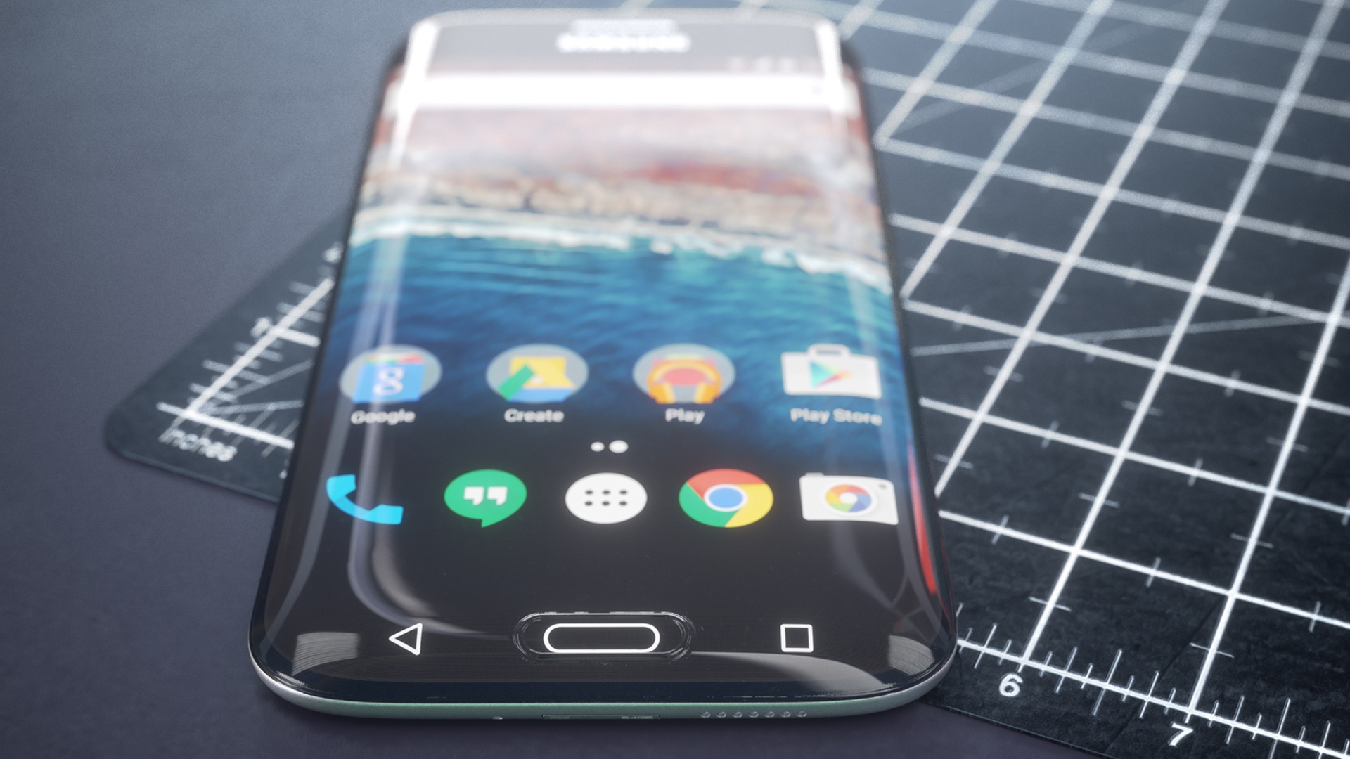 So könnte das Samsung Galaxy S7 aussehen. So könnte das Samsung Galaxy S7 aussehen.