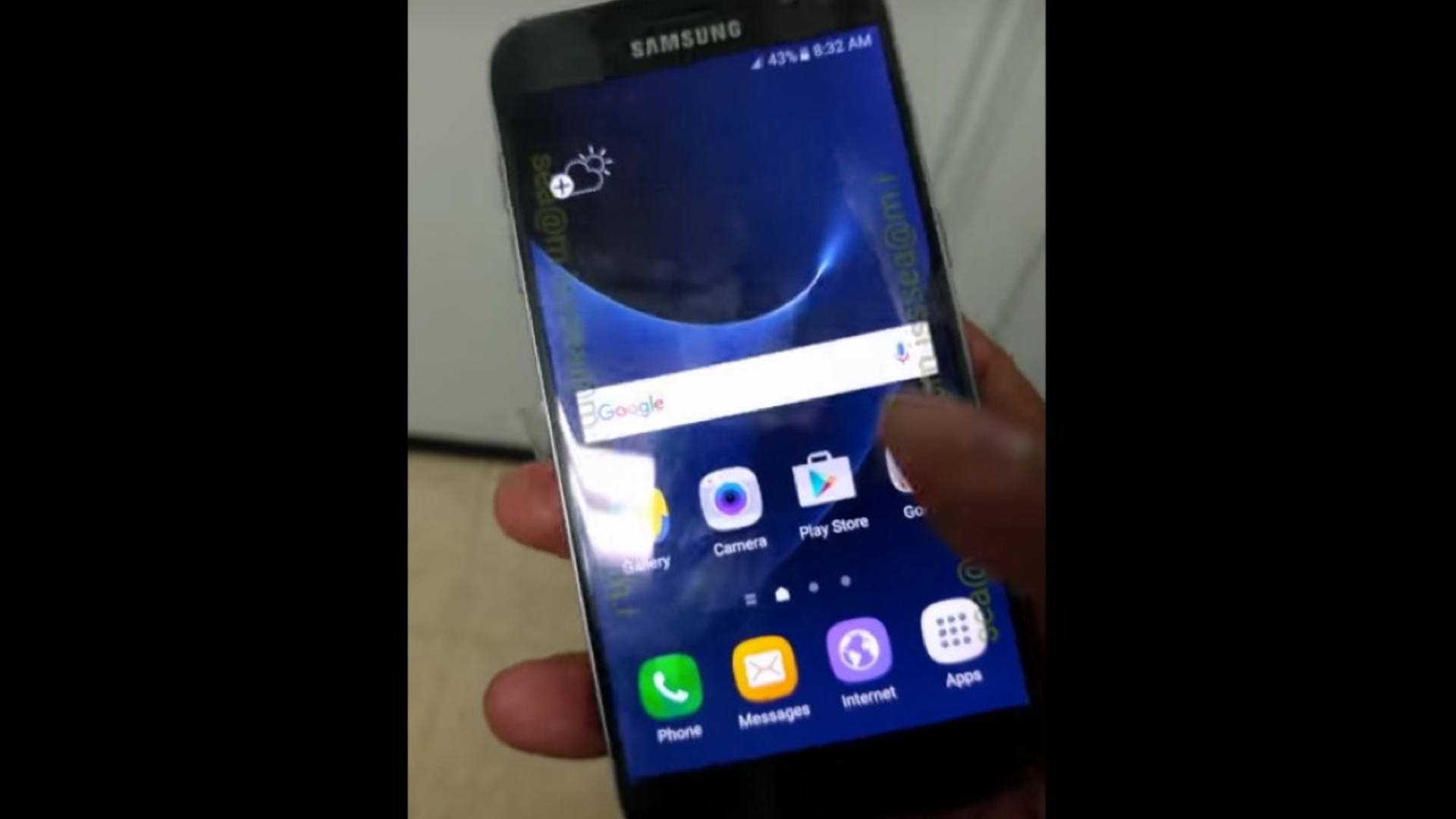 Samsung Galaxy S7 Leak Video Galaxy S7 Leak Video