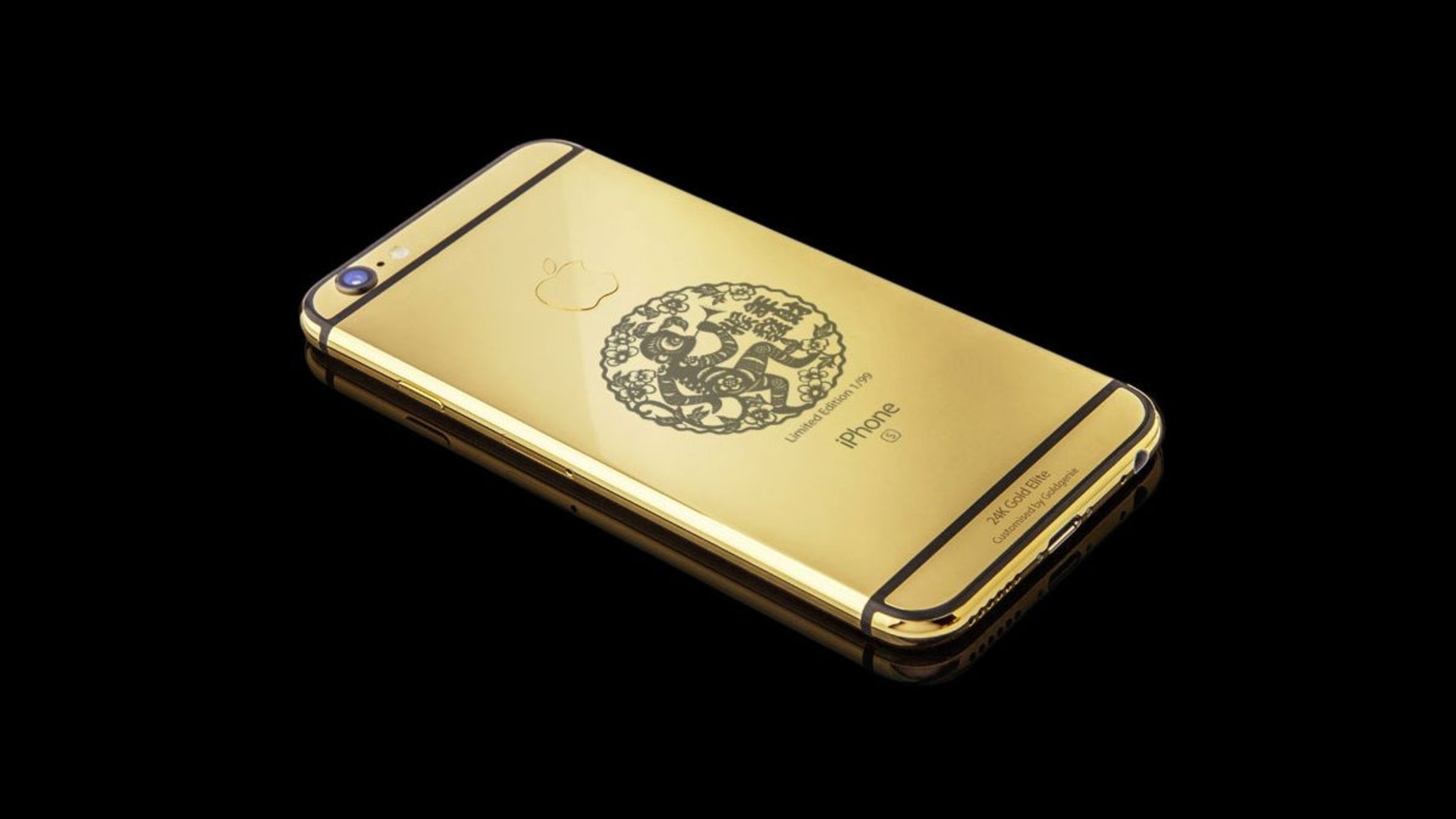 iPhone 6s Goldgenie Affen-Edition