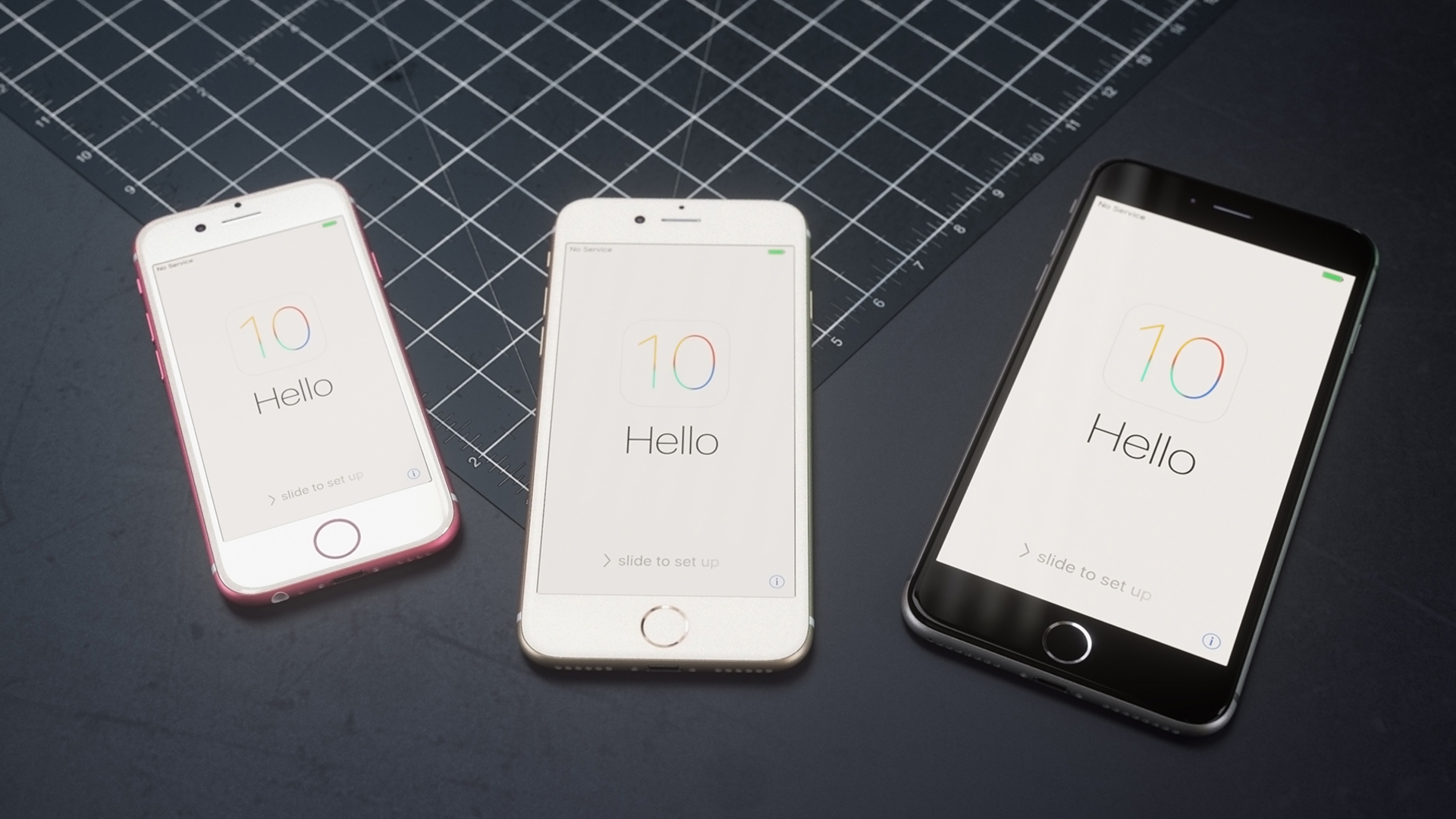 Konzeptdesign: iPhone 5SE, iPhone 7 und iPhone 7 Plus (v.li) Konzeptdesign: iPhone 5SE, iPhone 7 und iPhone 7 Plus (v.li)